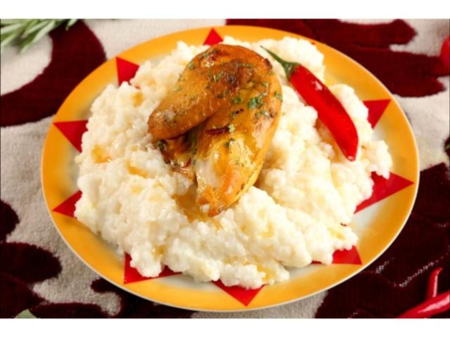 Saleeg With Chicken Half Chicken