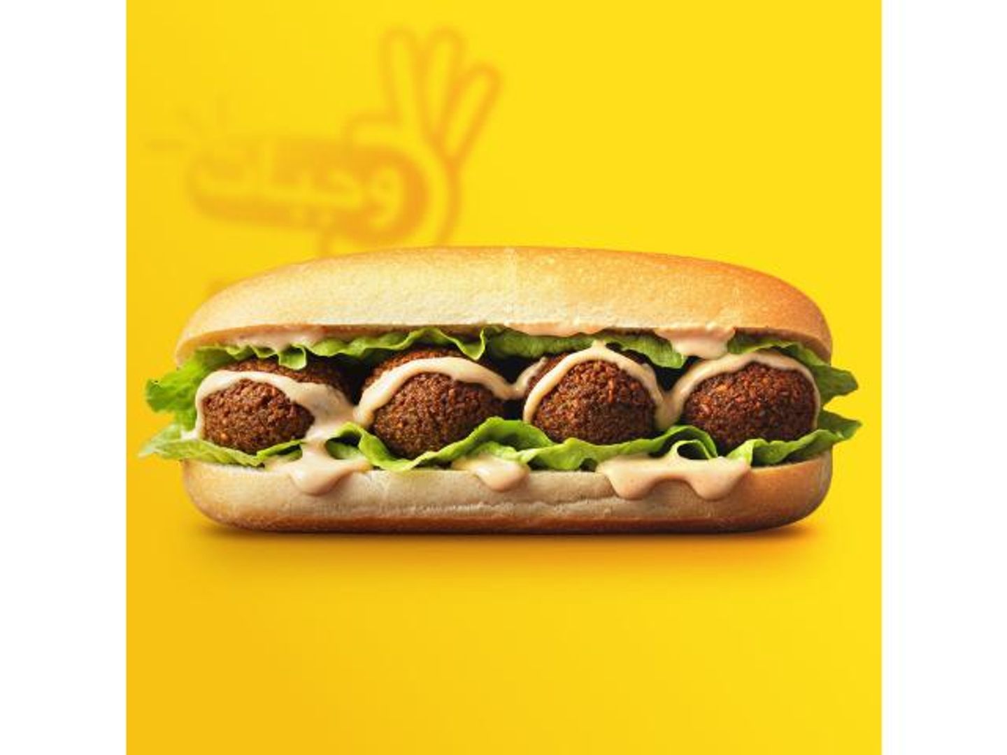 Falafel Sandwich With Chickpeas
