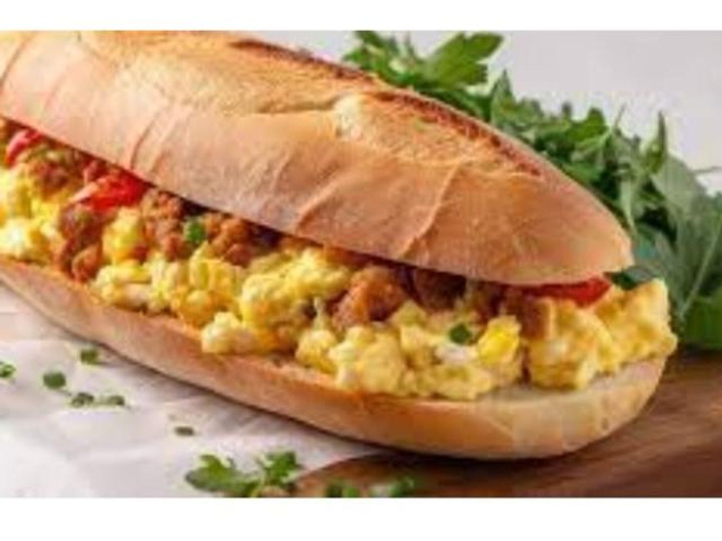 Liver Sandwich With Egg And Cheese
