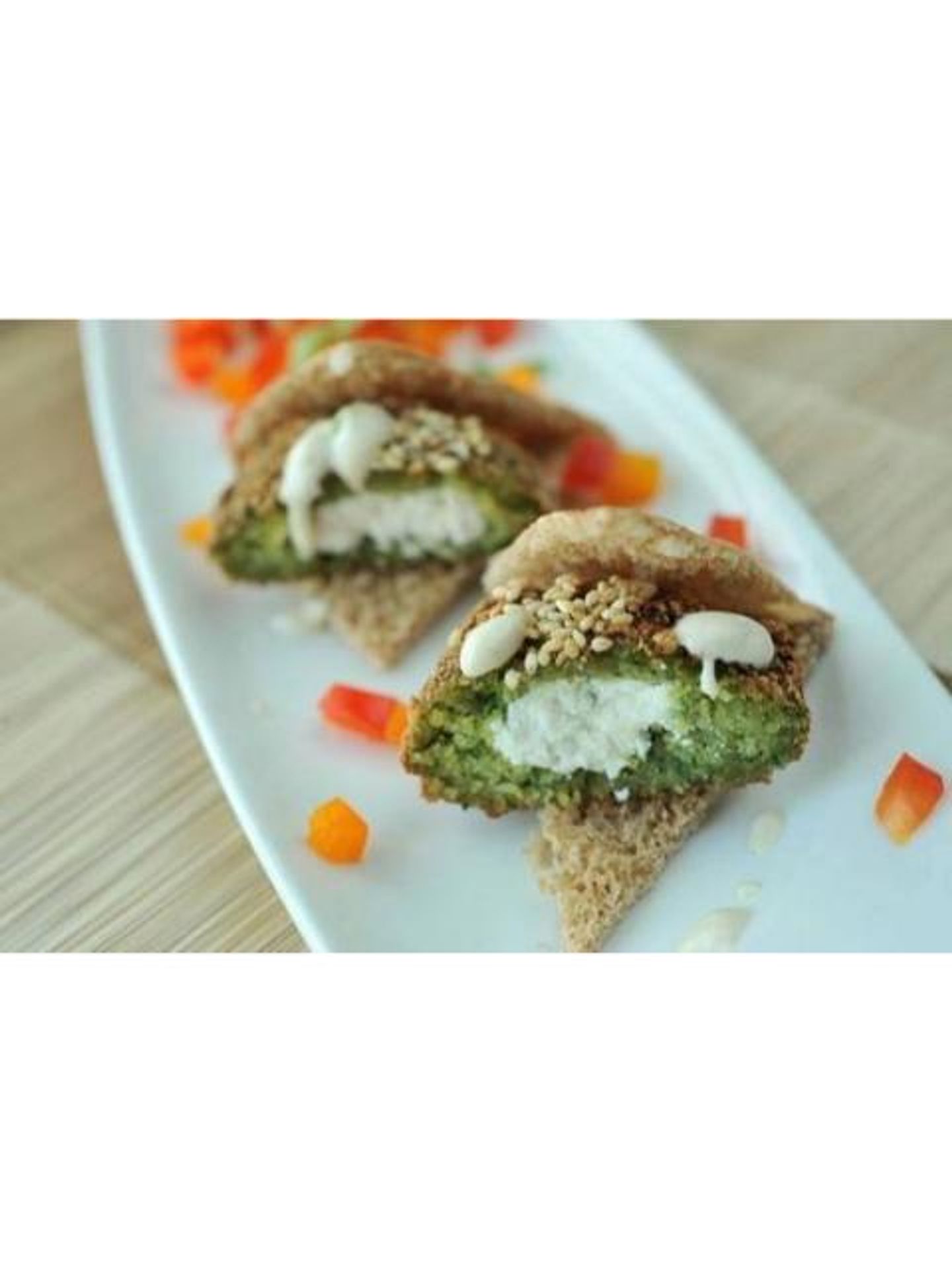 Labneh With Falafel