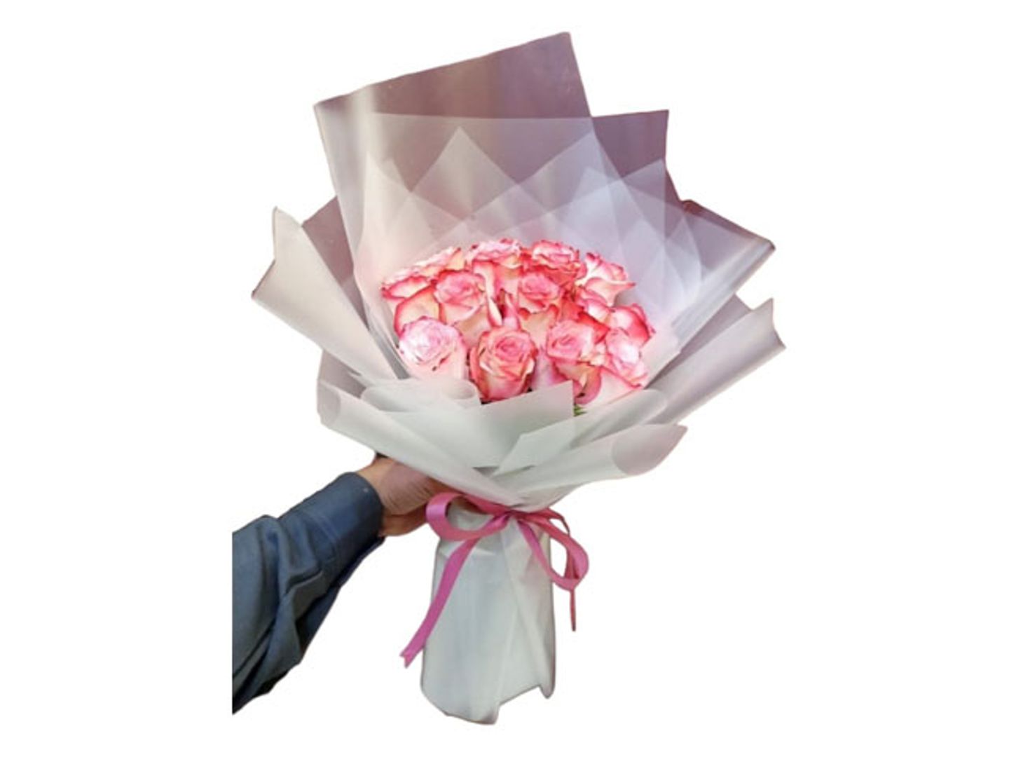 Double Color Rose Bouquet
