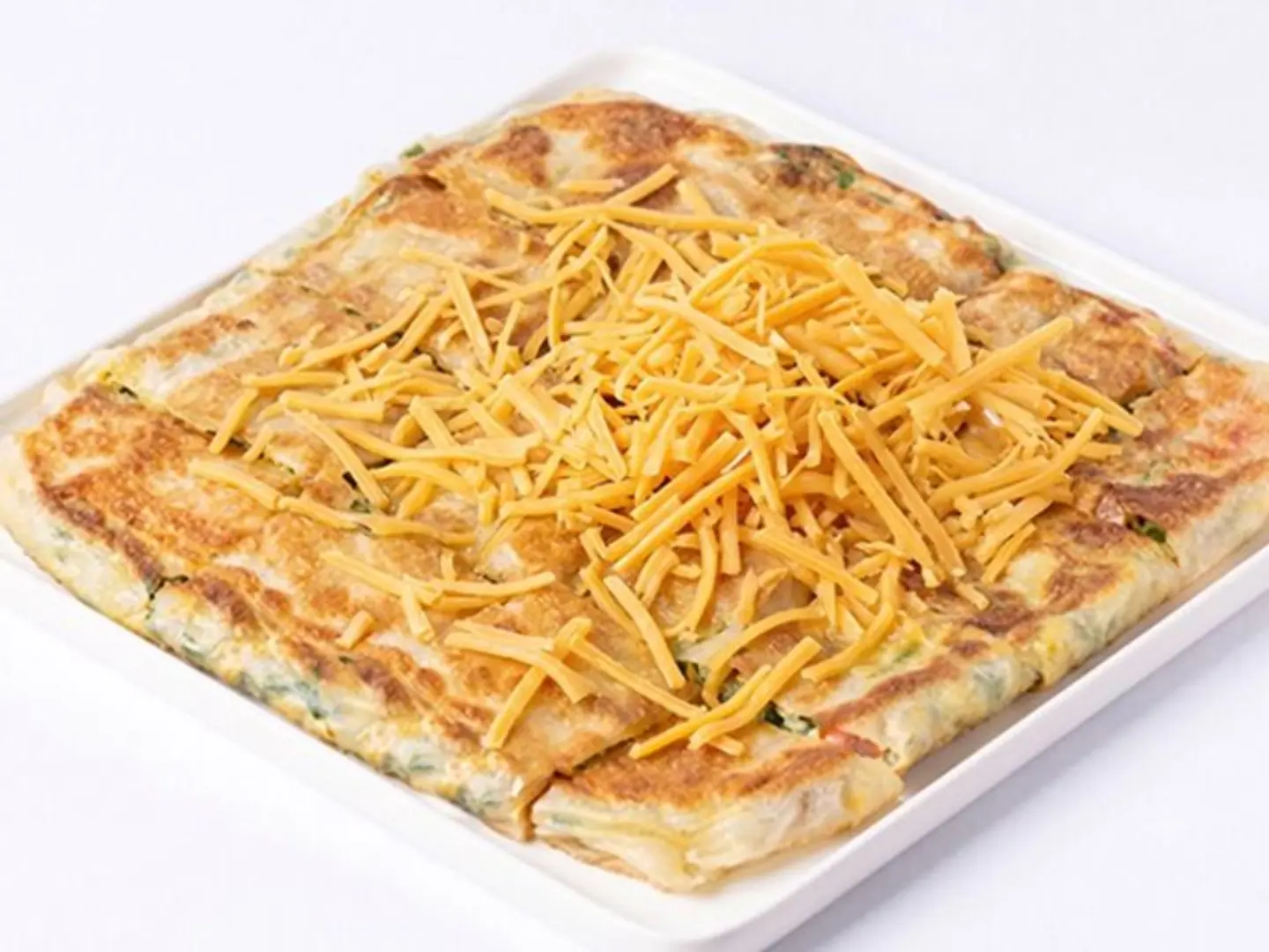 Double Portion Cheddar Cheese And Vegetable Mutabbaq