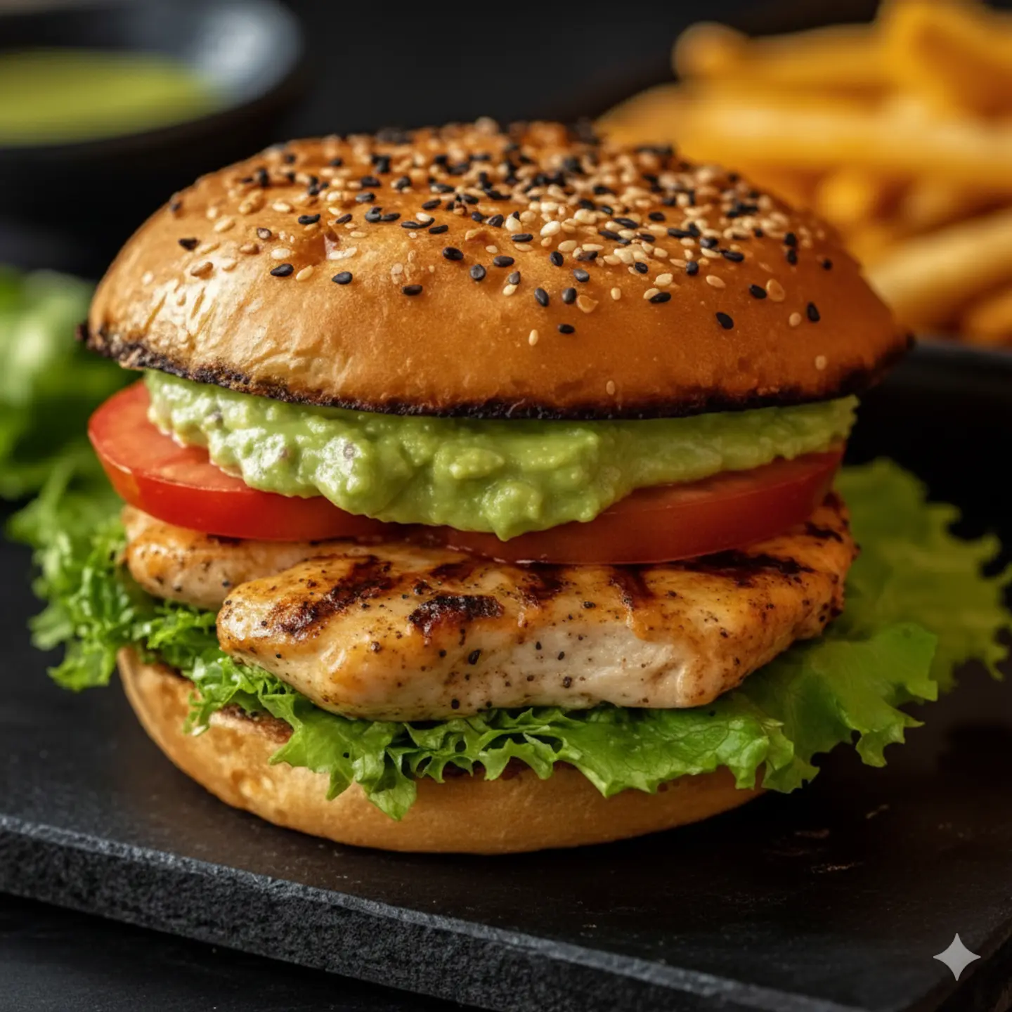 مشوي على اللهب دجاج