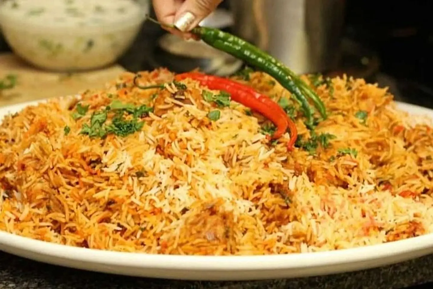 رز برياني حار سادة