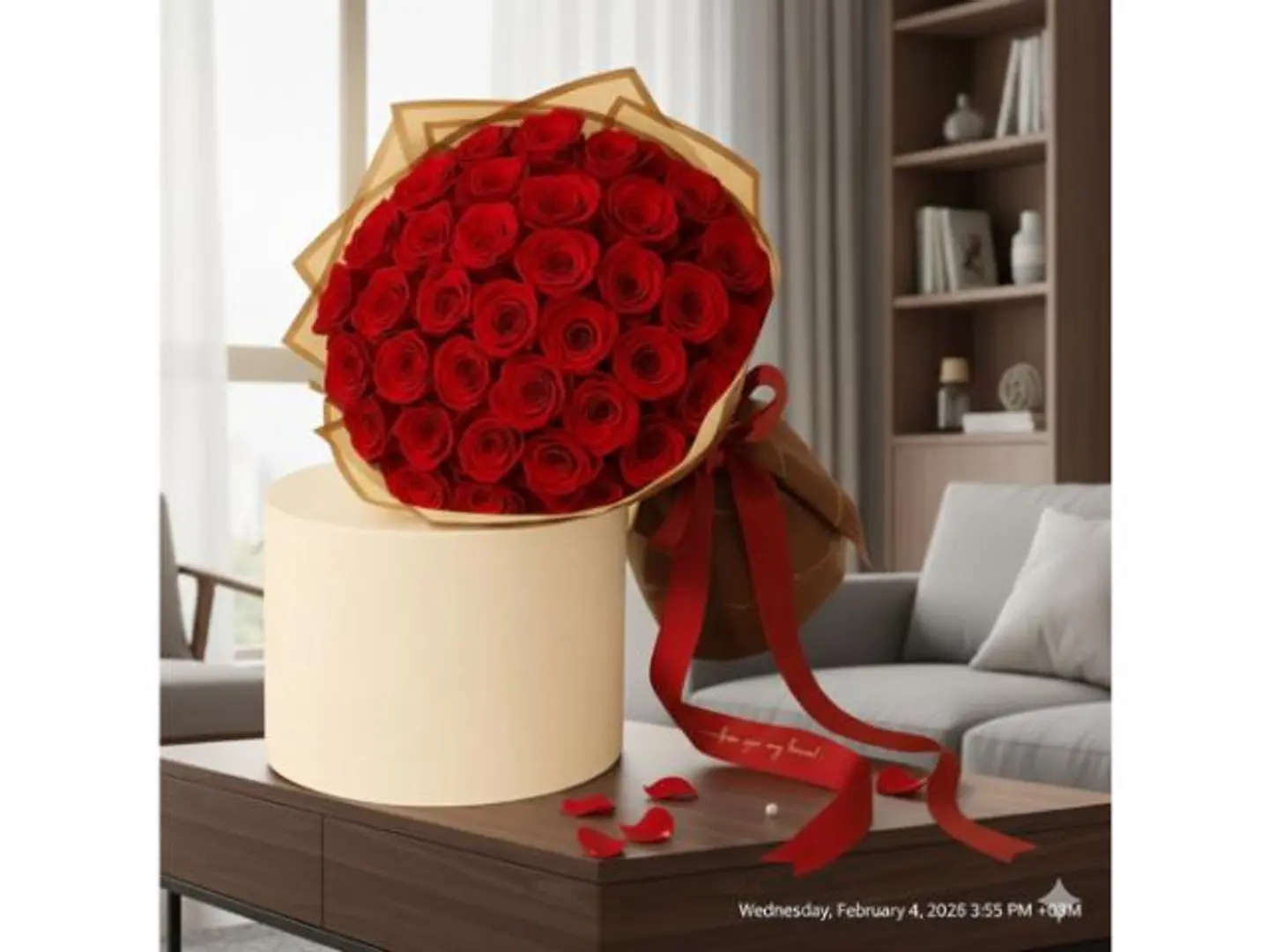 باقة حب | 50 وردة حمراء زهور