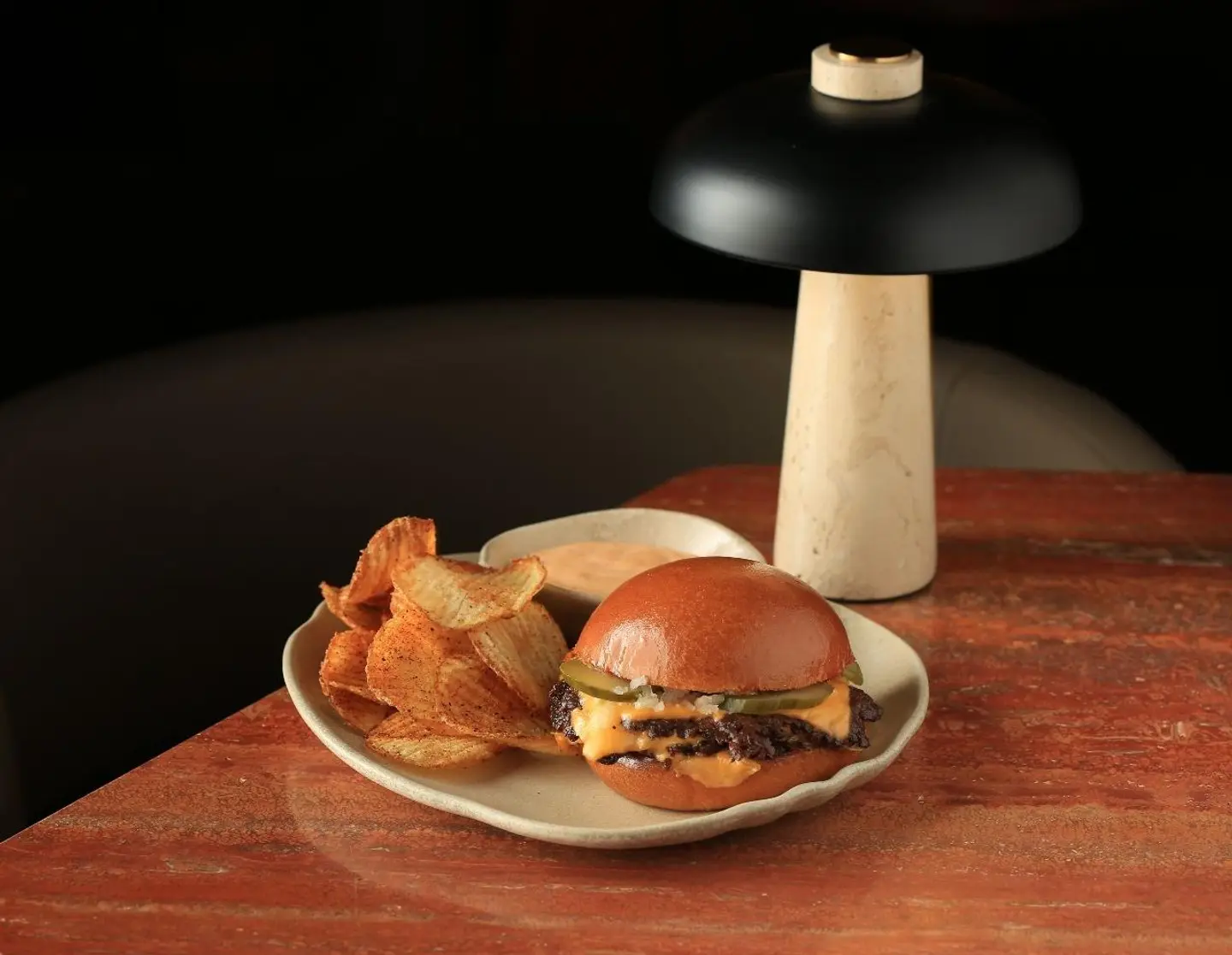 Double Smash Melt Burger