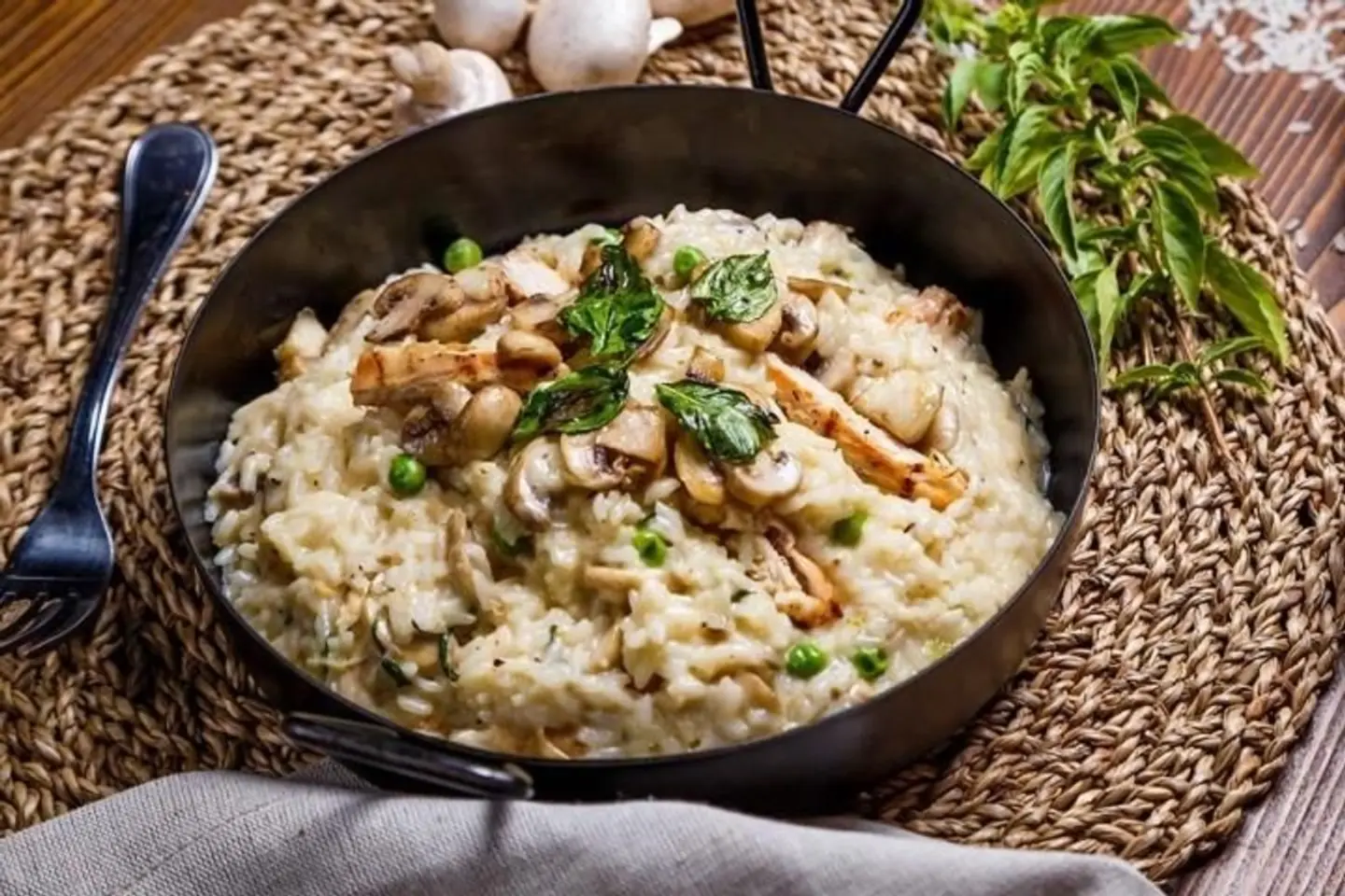 Chicken And Mushroom Risotto