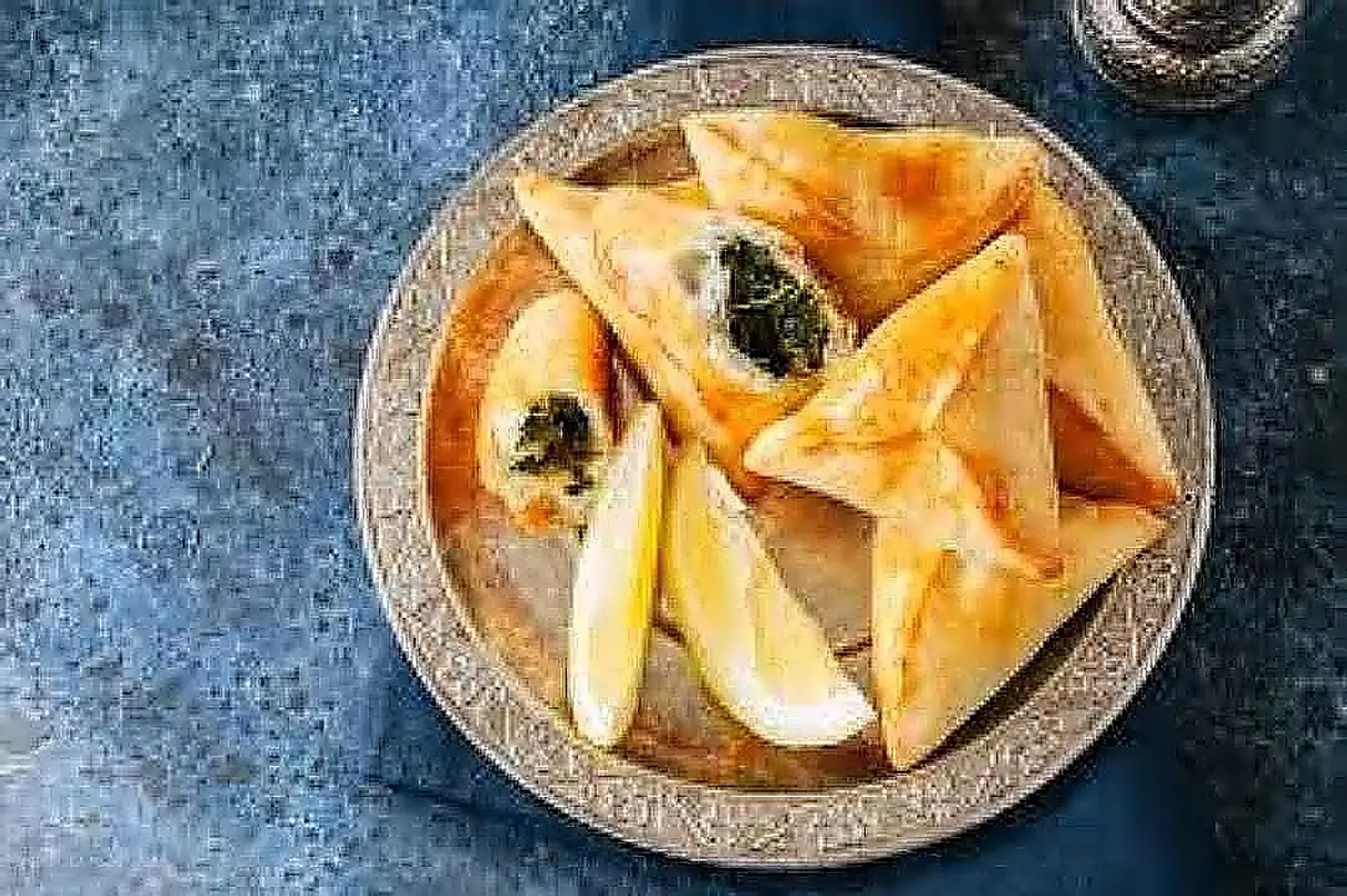 سبانخ مع لبنة