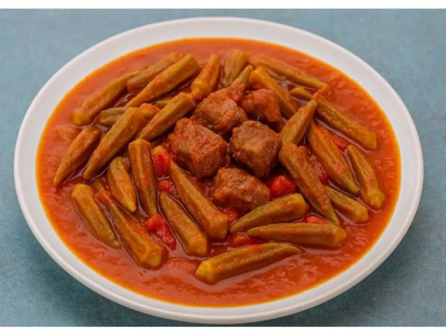 بامية لحم