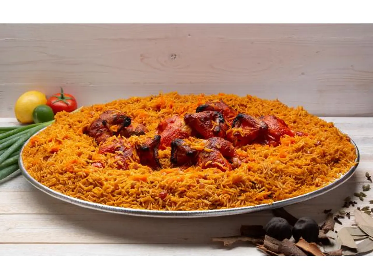 طبق اللمة دجاج