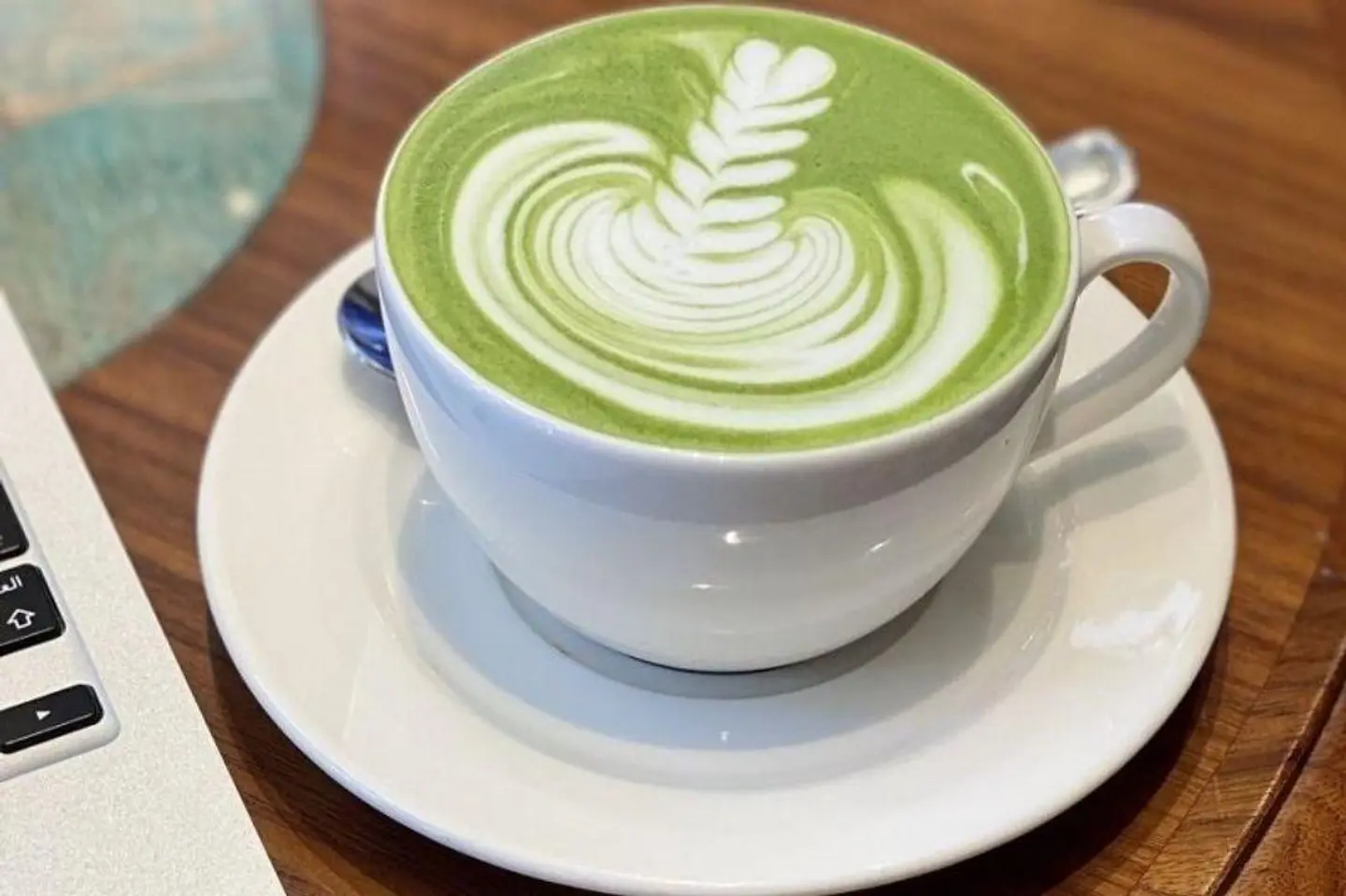 Rose Matcha Latte