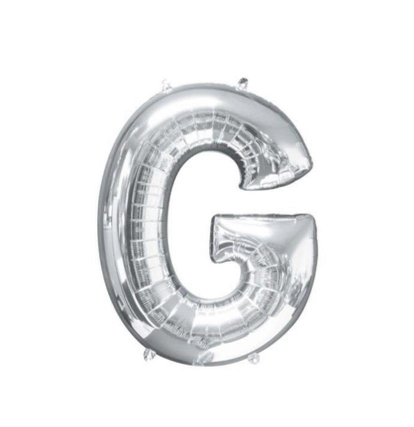 Letter G Silver  Balloon