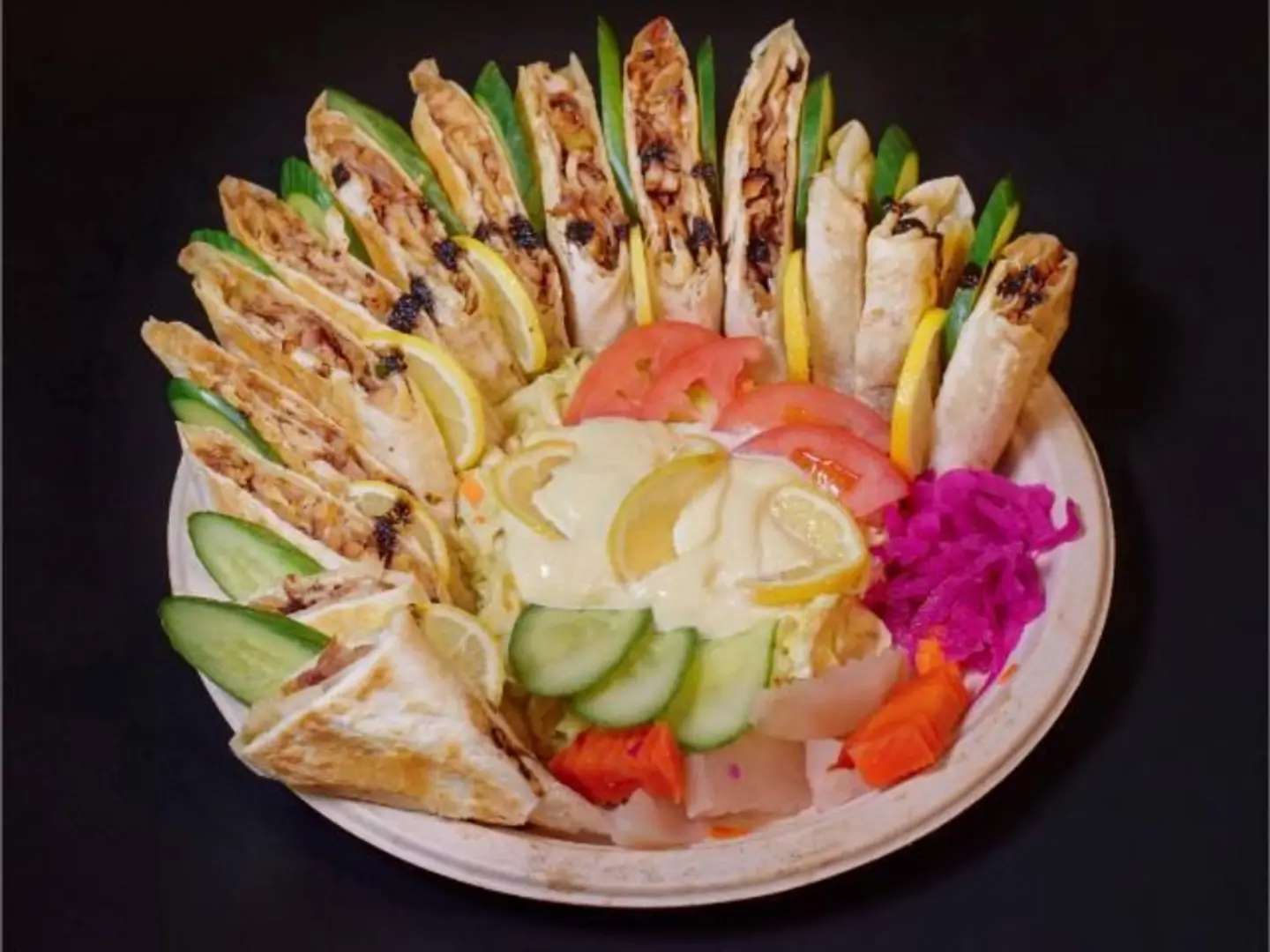 Chicken Arabic Shawarma Dish