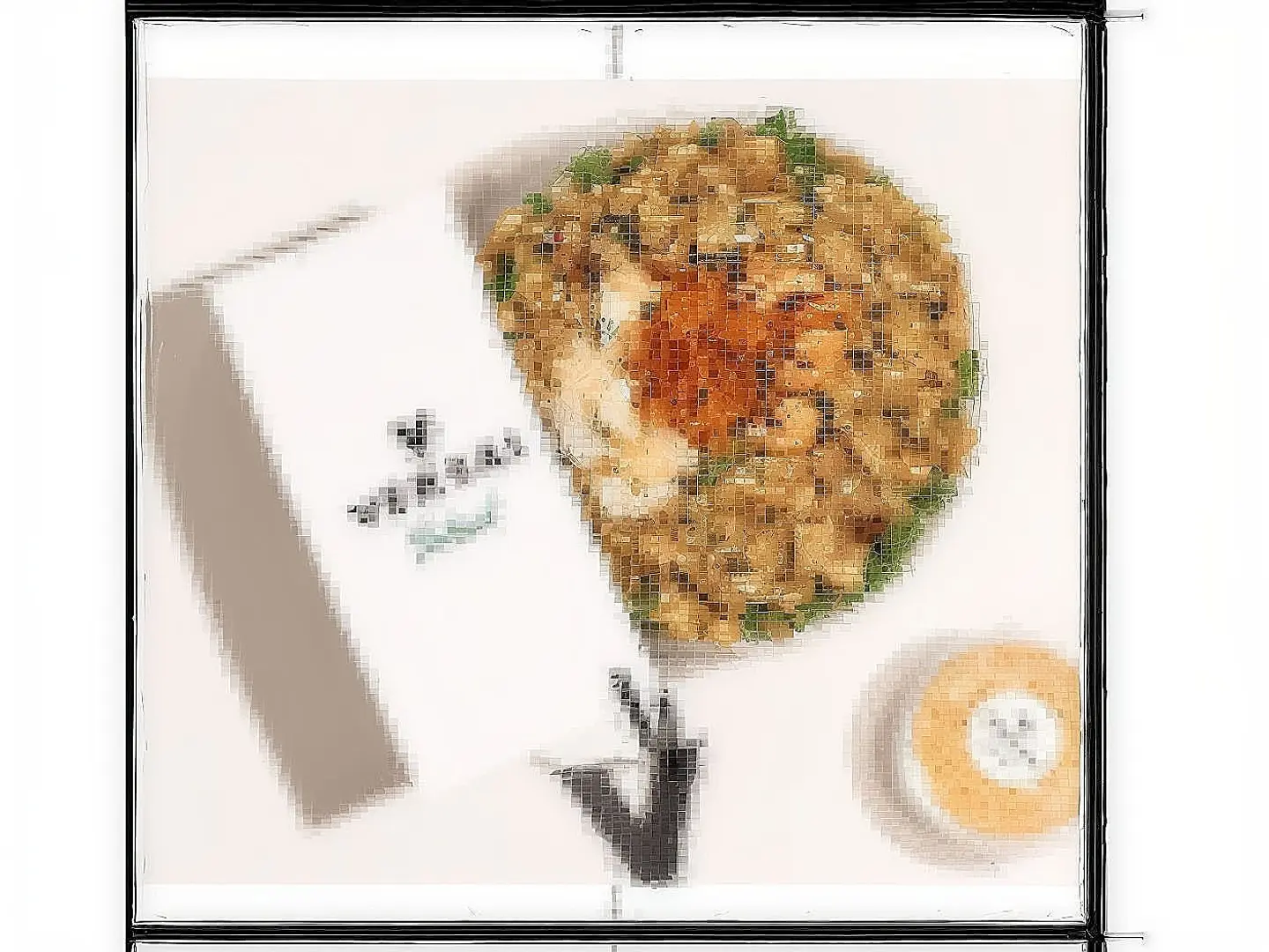 دجاج بيستو سلاد صغير