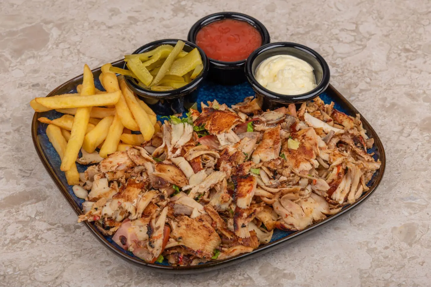 Chicken Shawarma Plate Quarter Kilo