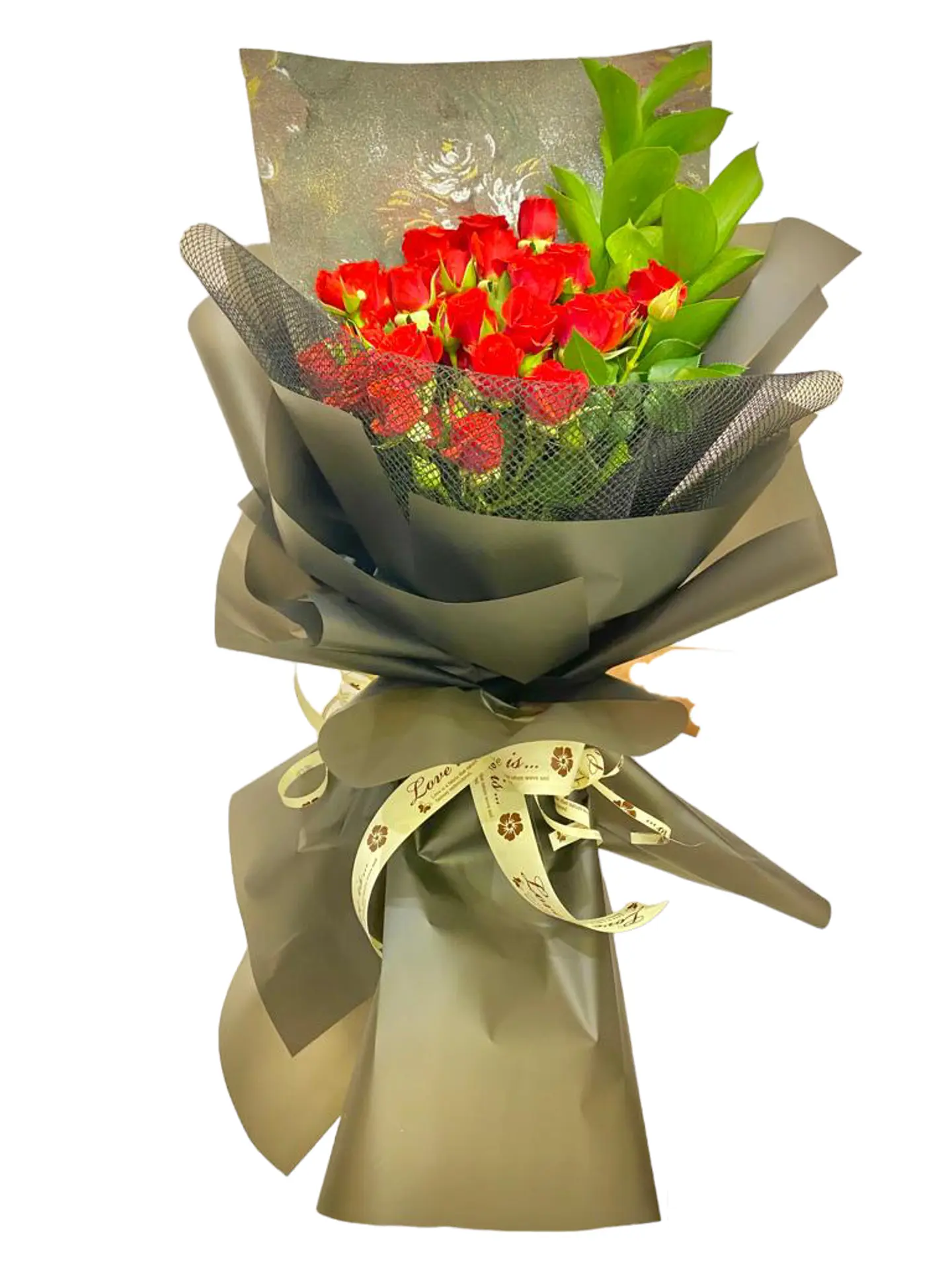 Red Baby Rose Bouquet 138