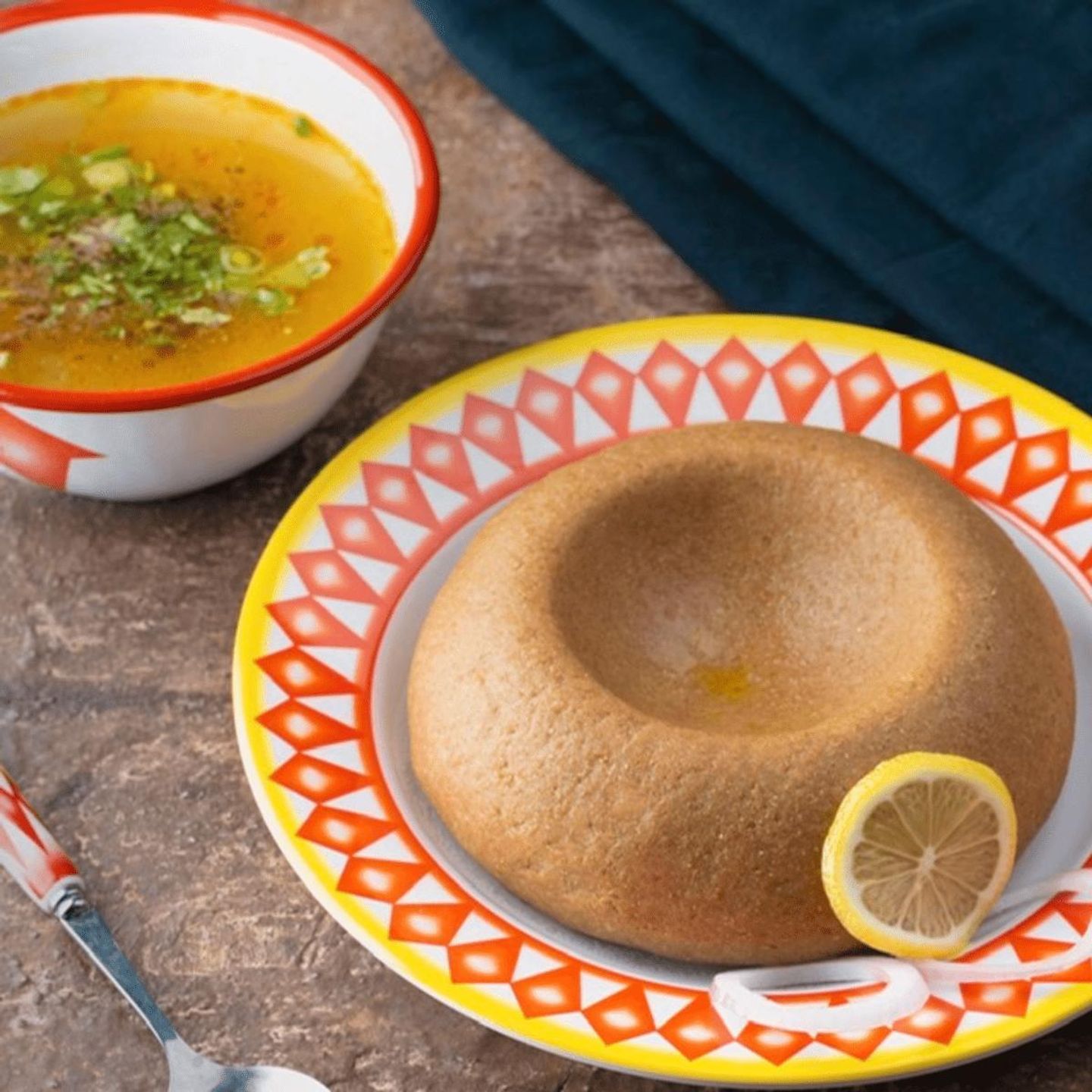 عصيدة مع المرق