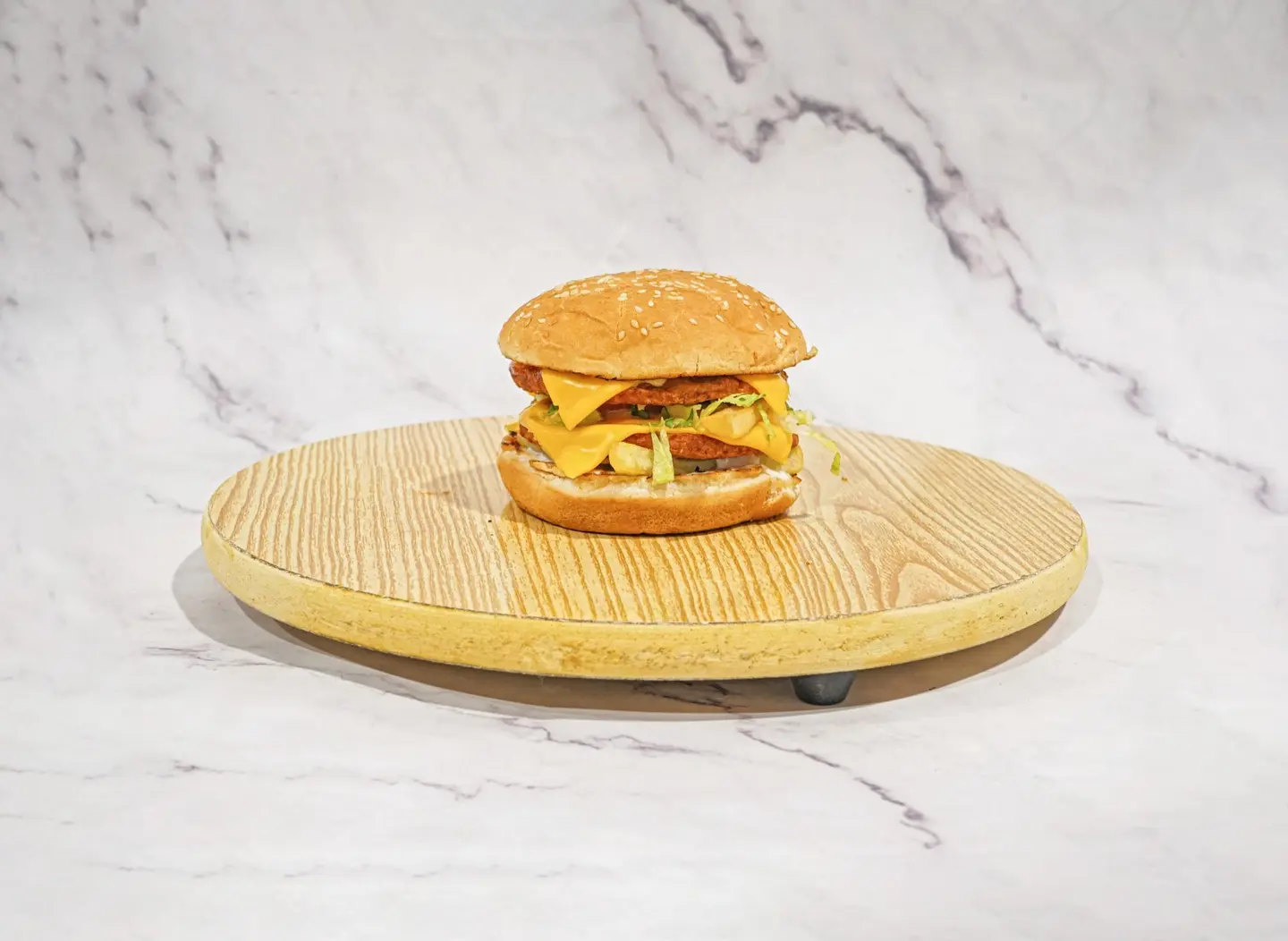 Double Chicken Burger