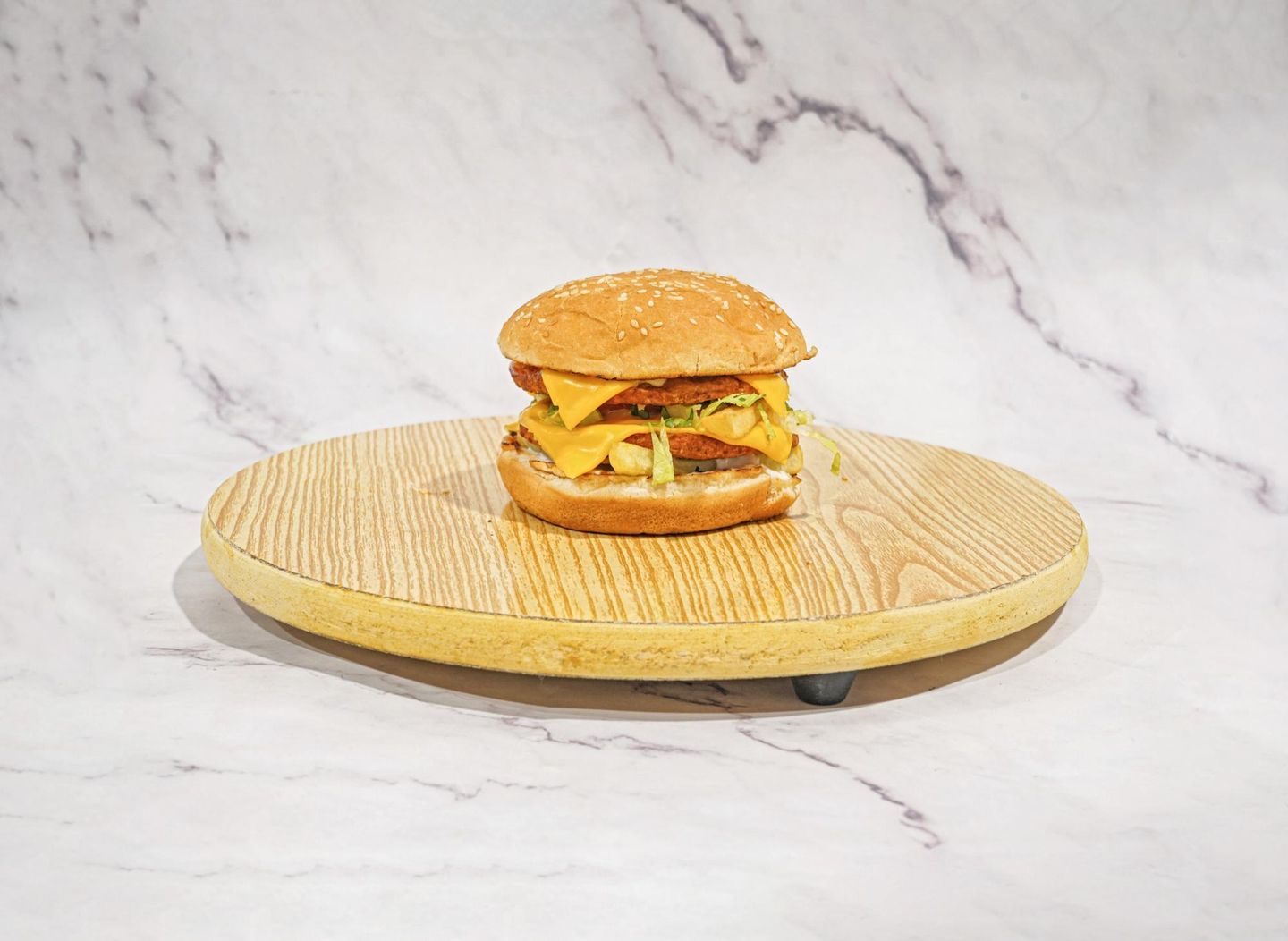 Double Chicken Burger
