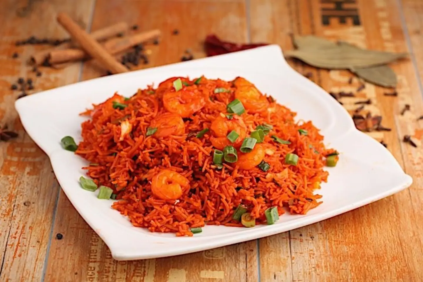 رز مقلي روبيان سجوان