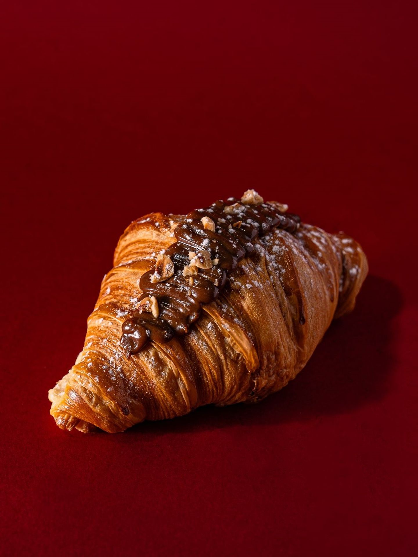 Nutella And Hazelnut Croissant