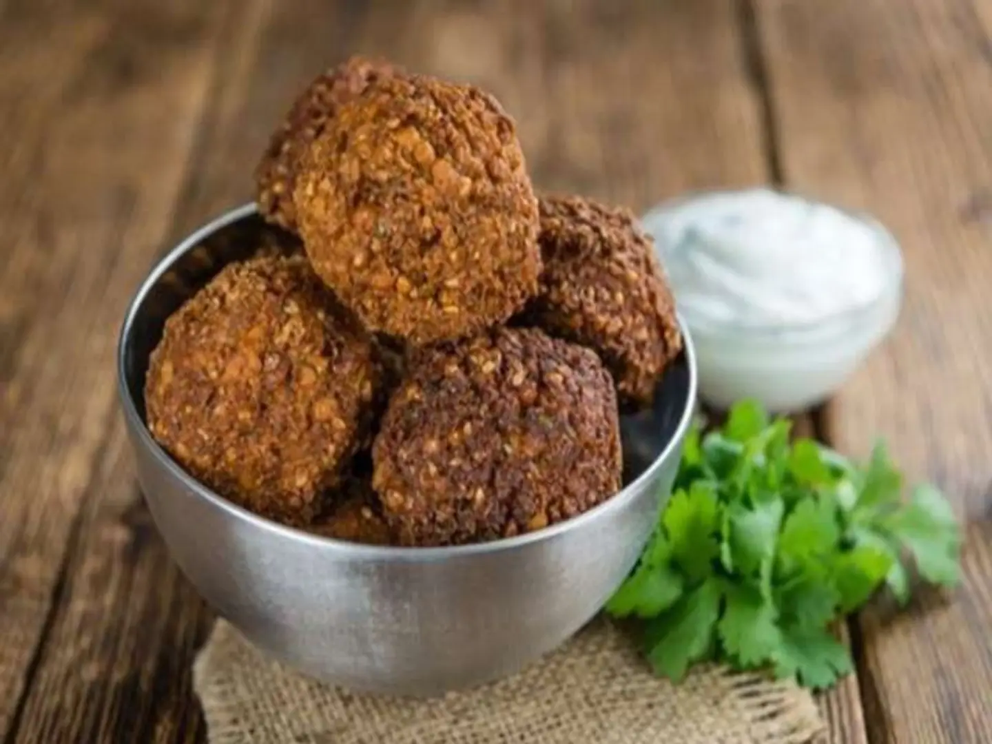 صحن فلافل صغير