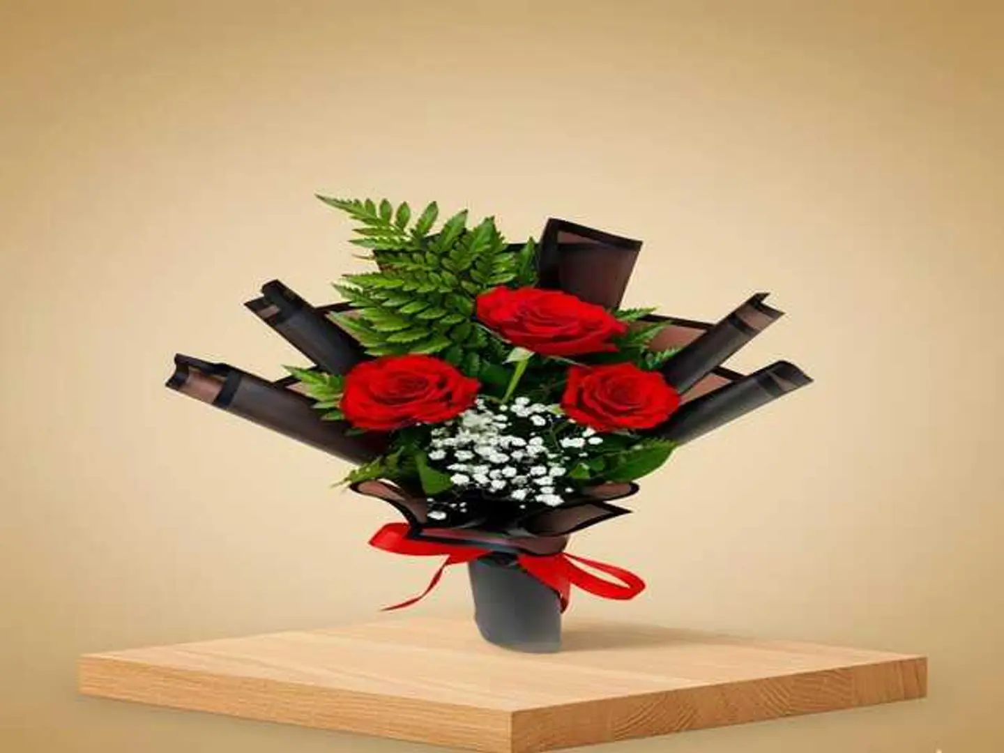 ثلاث ورود مع الملحقات