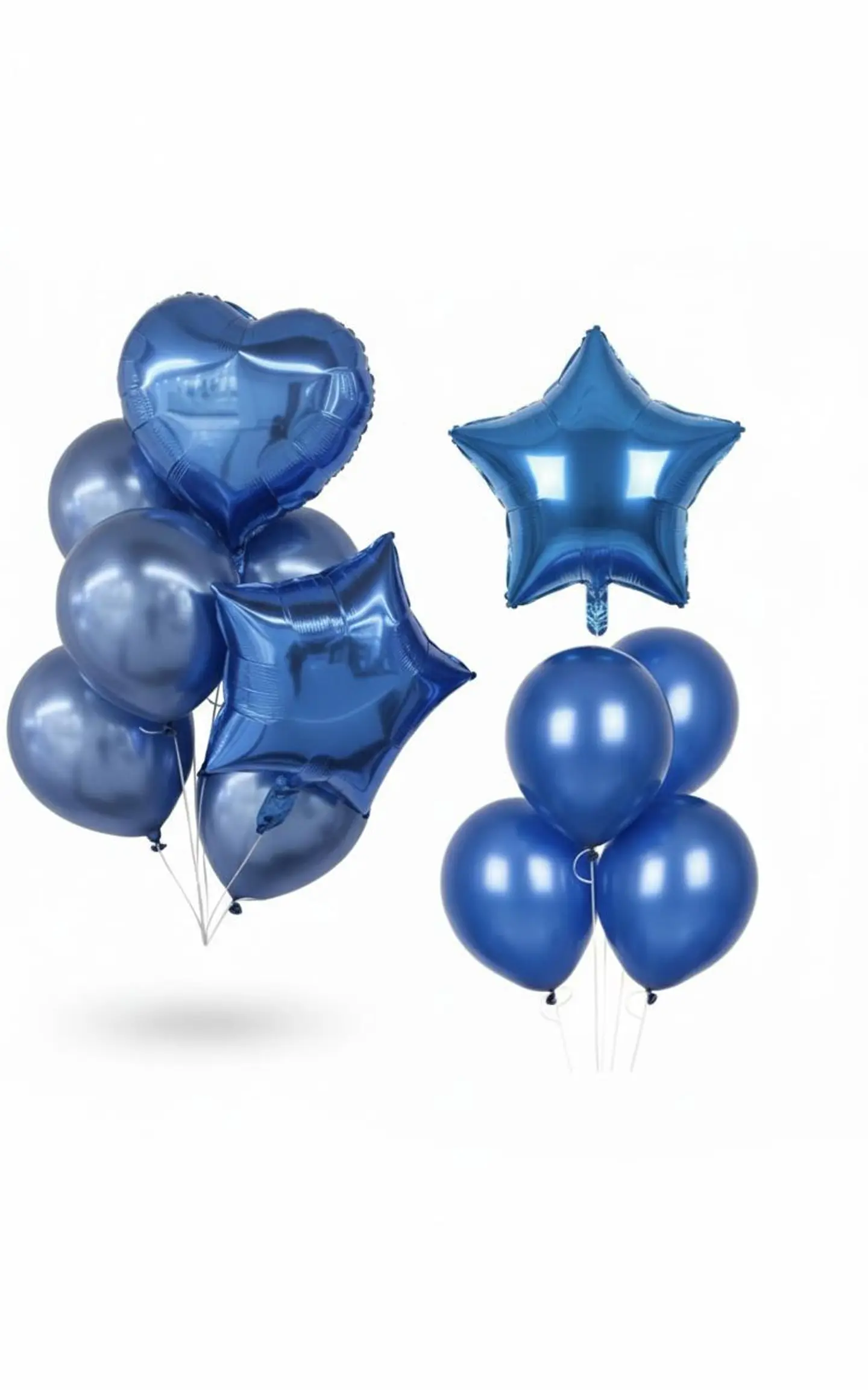 Blue Helium Balloons