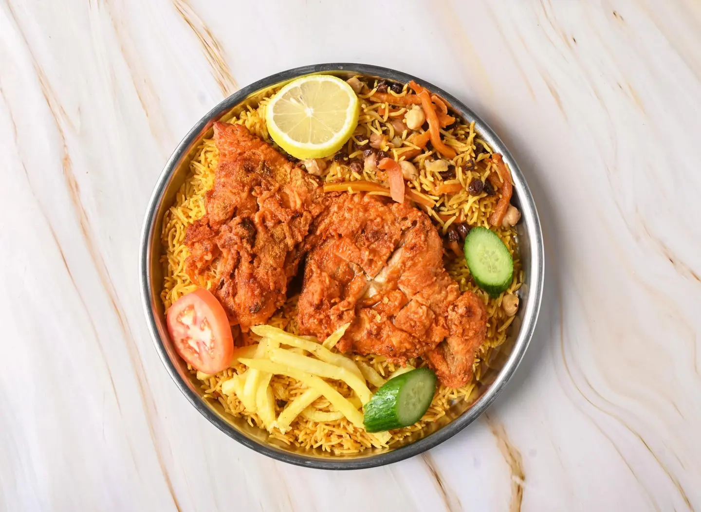 Fried Chicken With Rice