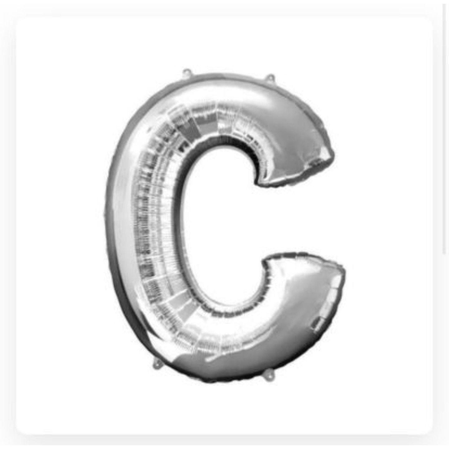 Letter C Silver