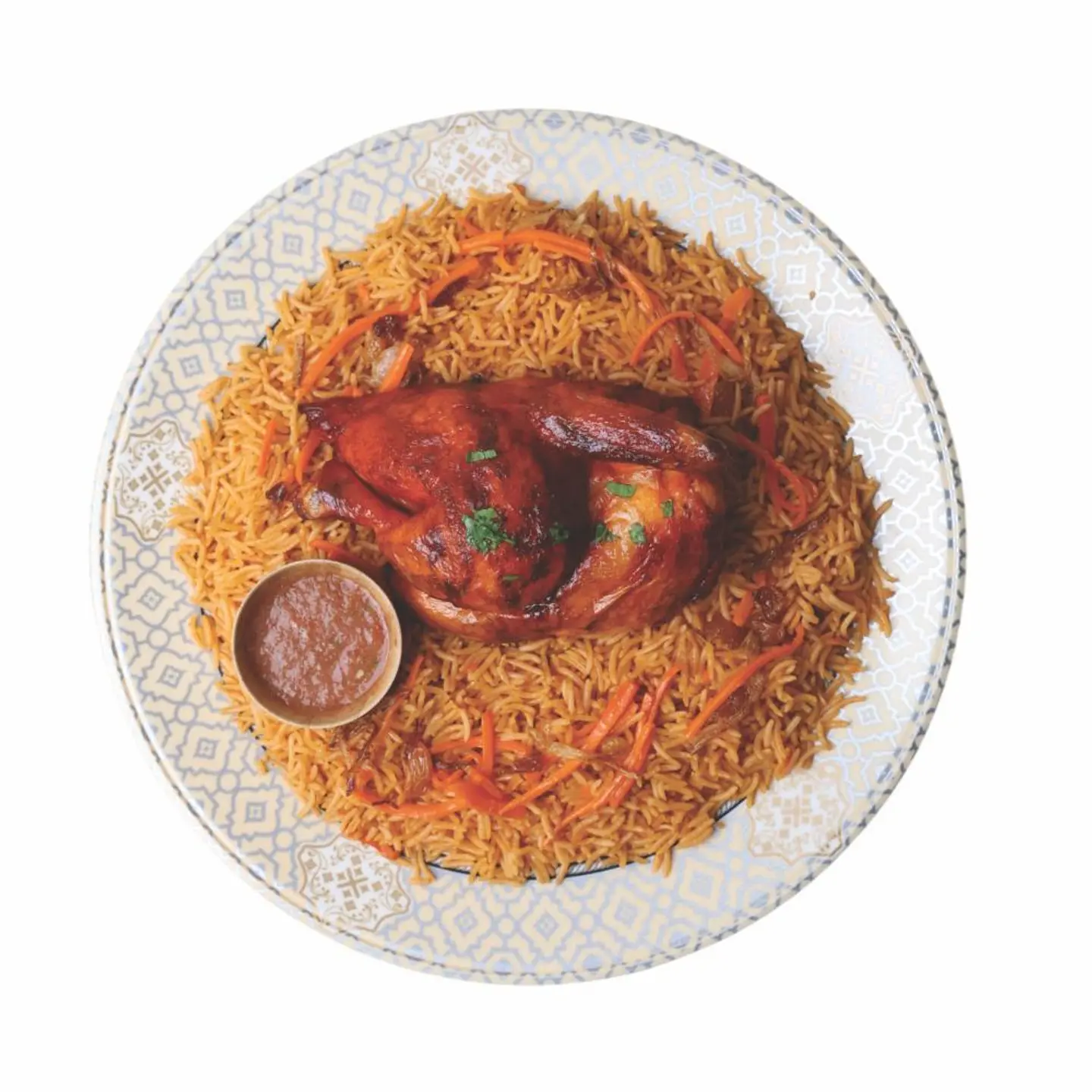 نص شواية مع الرز