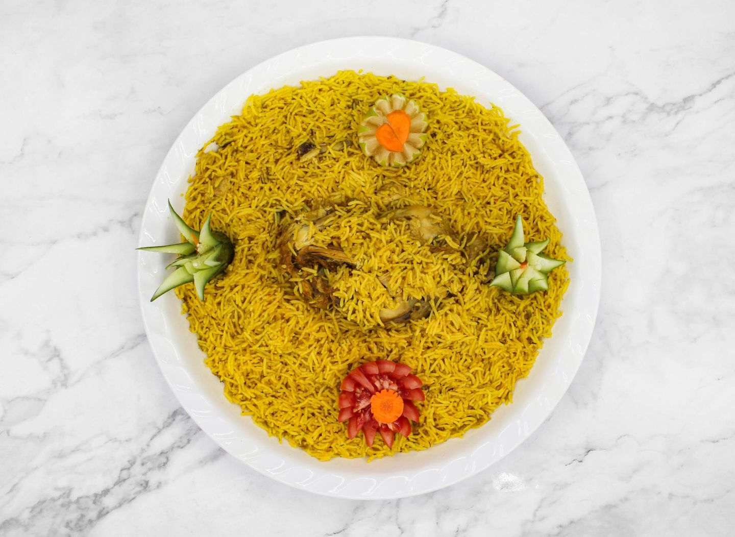 Half A Chicken Of Hasawi Kabsa