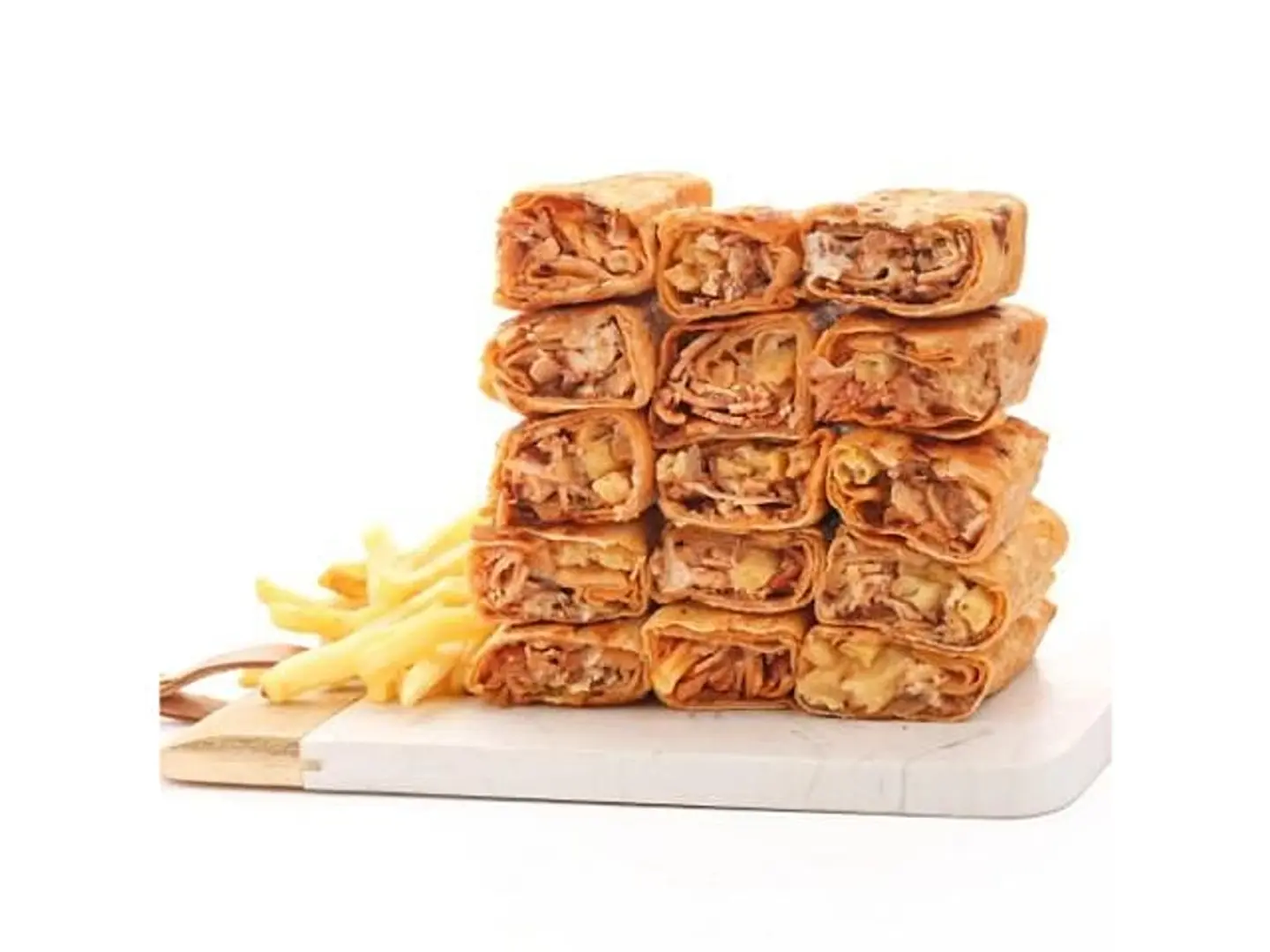 صحن عربي دبل دجاج خبز أحمر