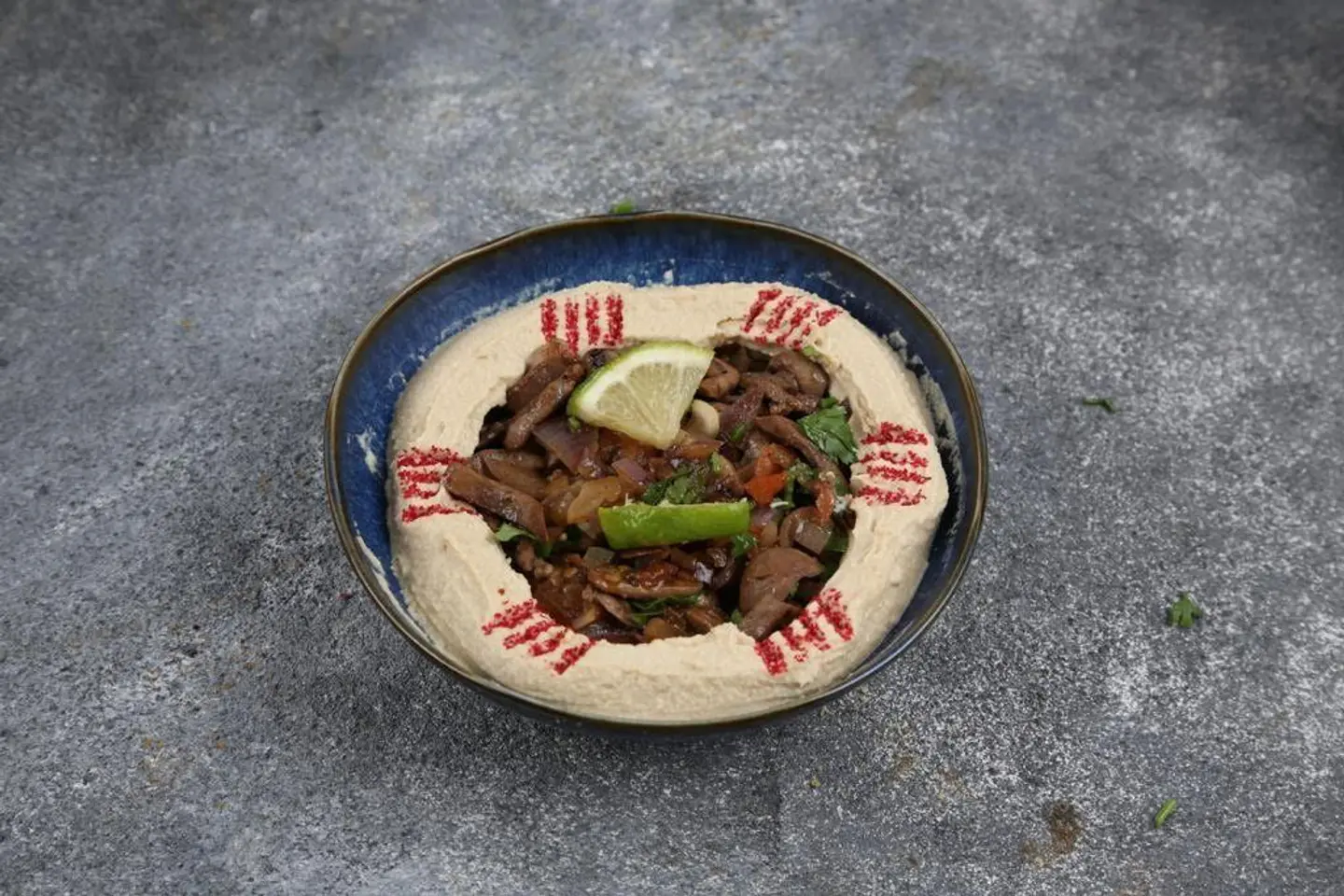 Hummus With Meat Plate
