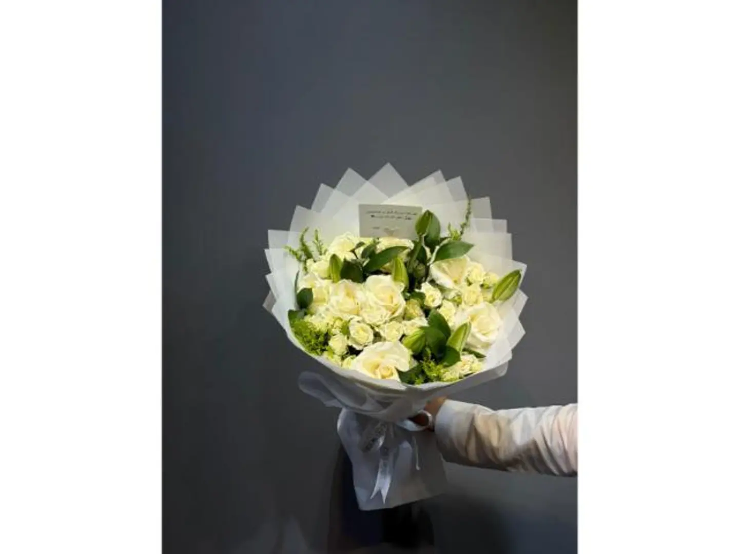 A Large White Bouquet