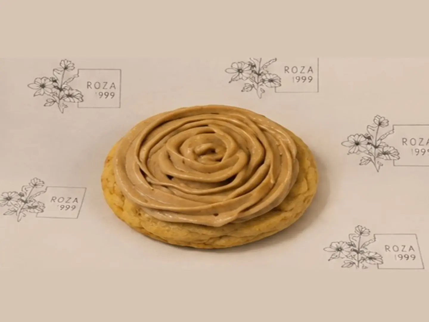 Cookie Filled With Belgian Chocolate And Pecan Sauce