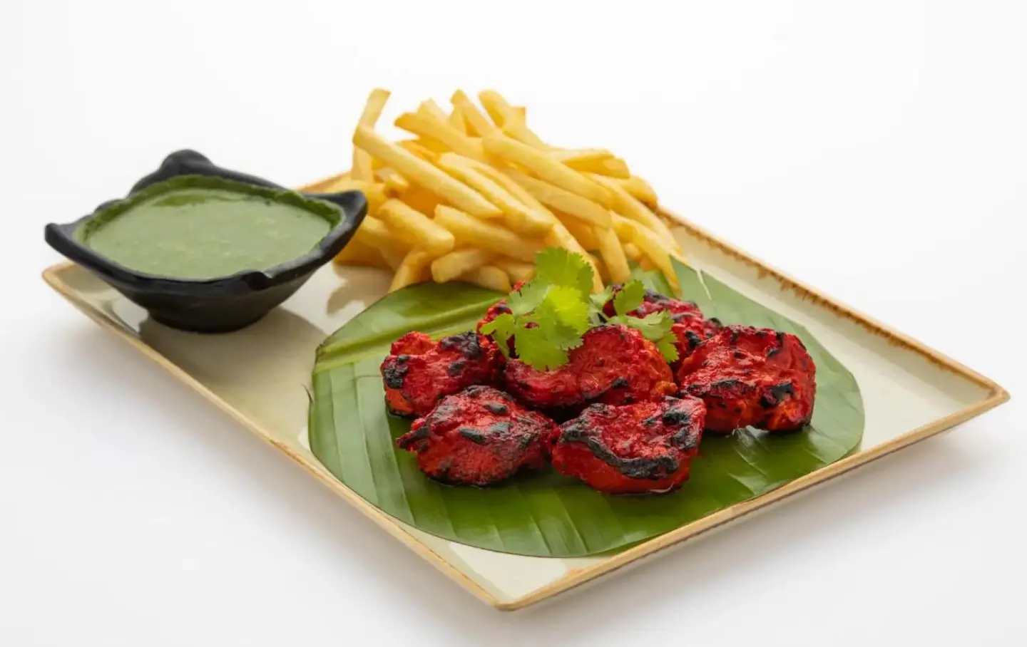 دجاج تكا مع مخلل