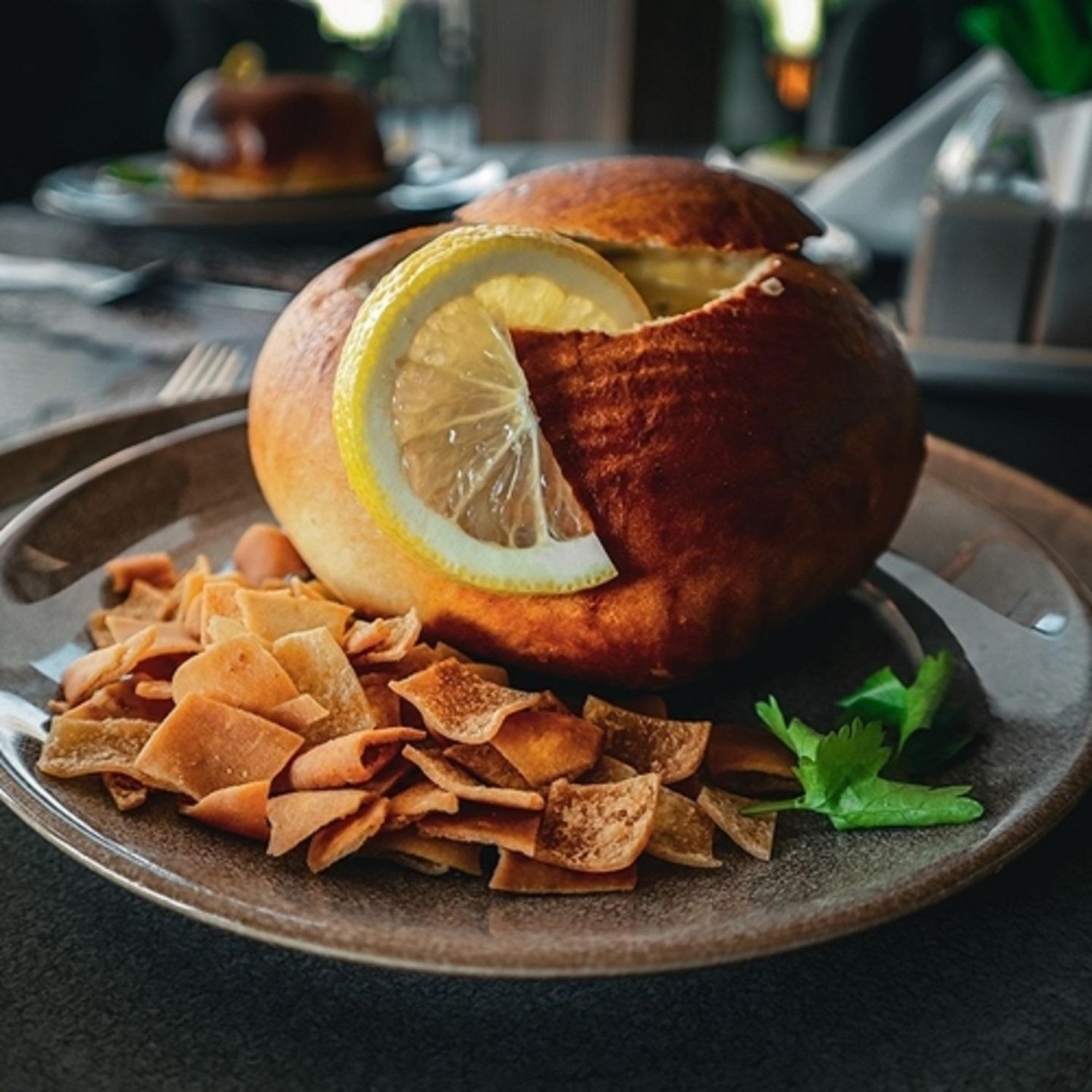 شوربة عدس بالخضار
