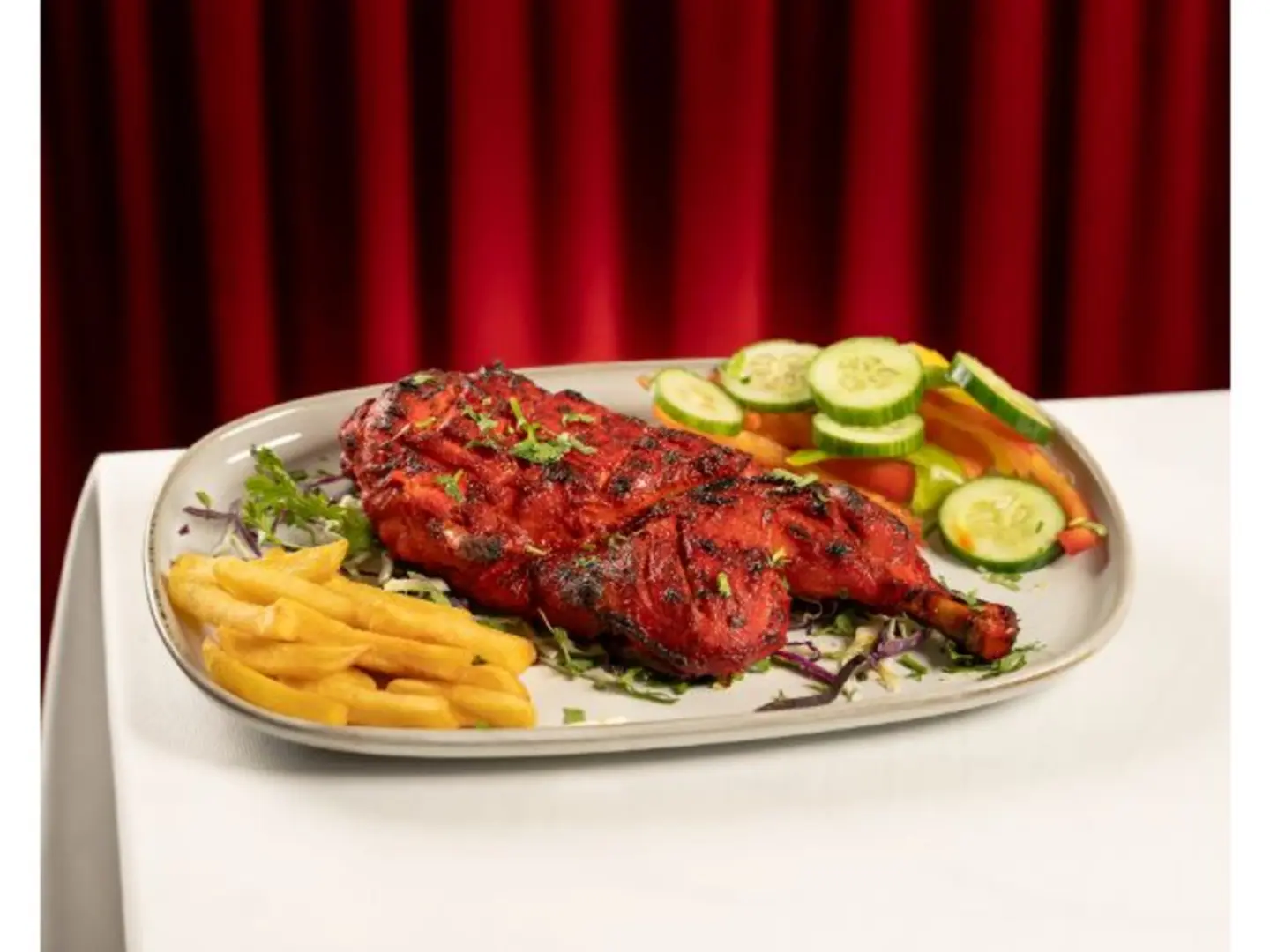 تندوري دجاج نصف حبه