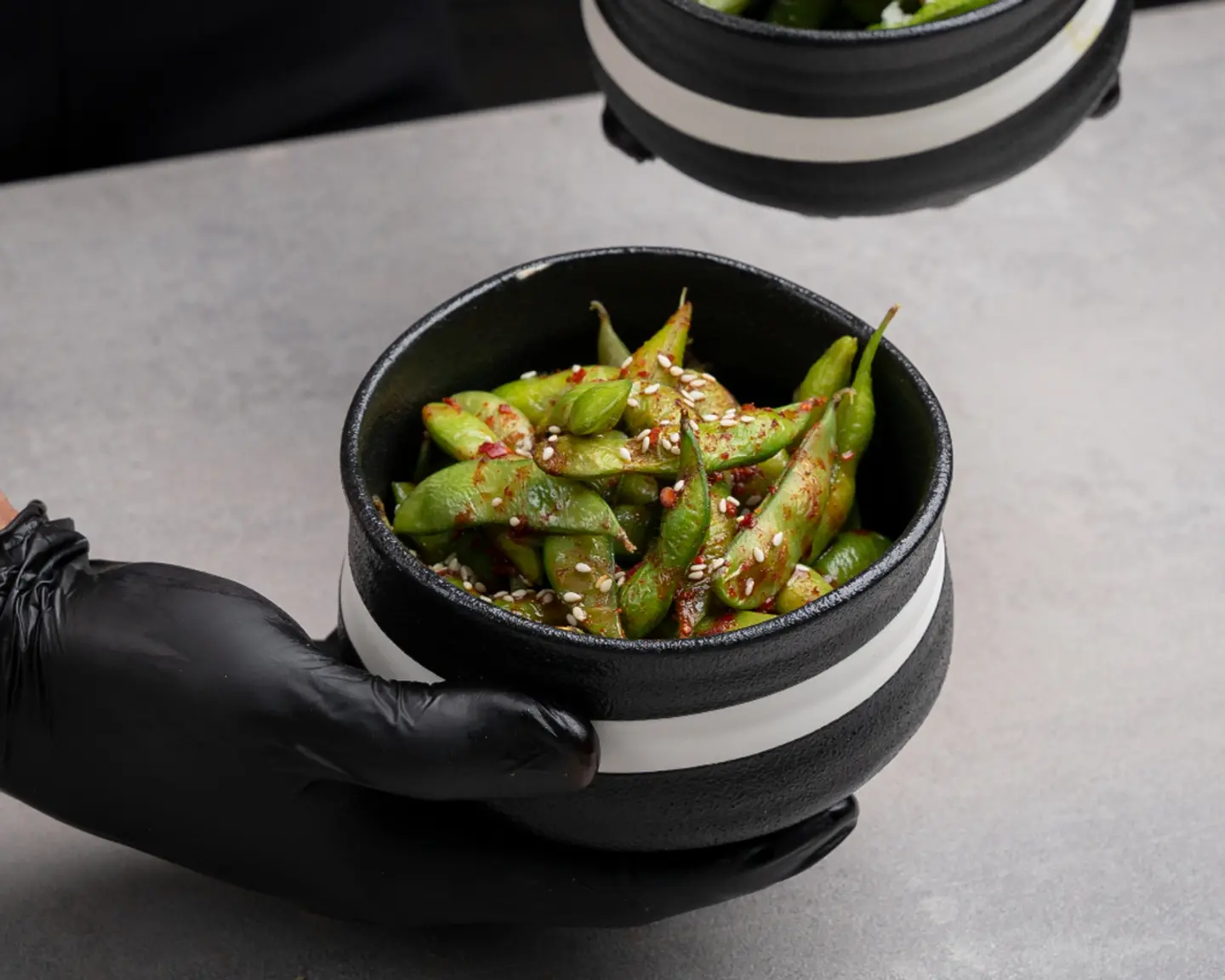 Edamame With Spicy Soy