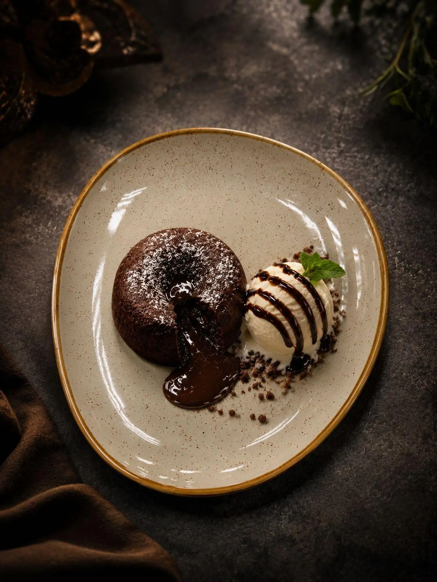 Molten Cak Lce Cream