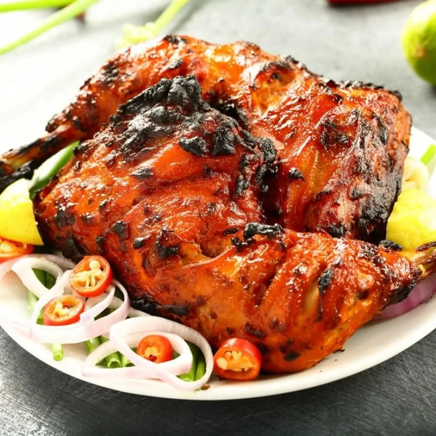 نص حبة مشوية في التنور
