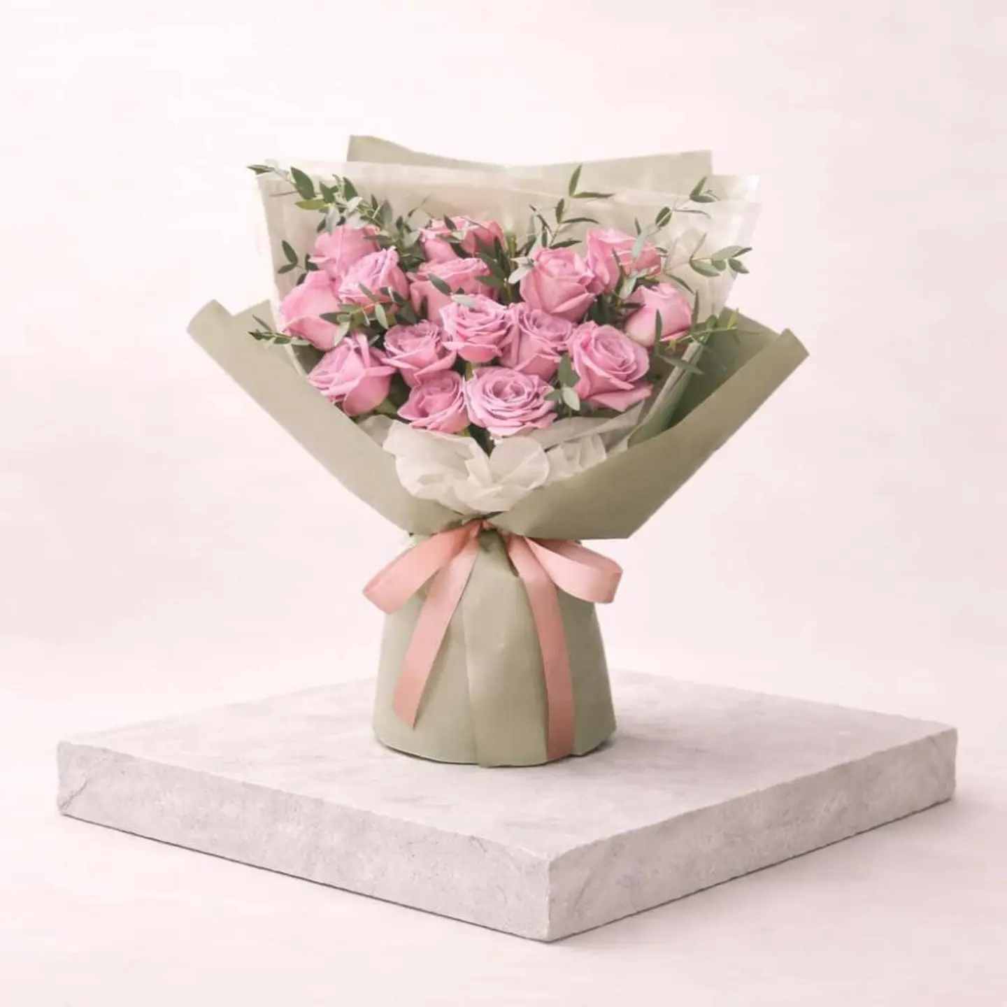 الوردي الهادئ