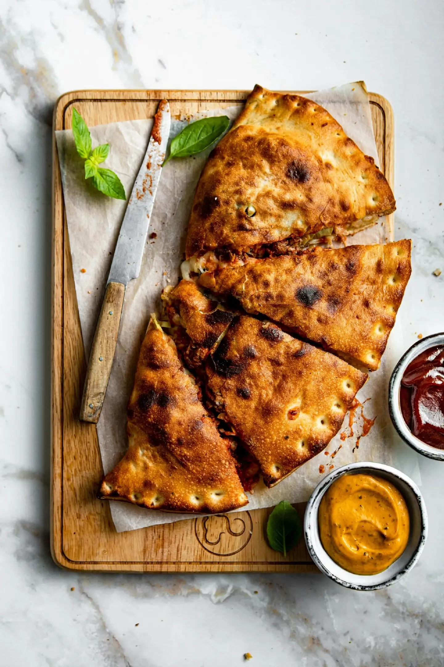 Beef Shawarma Calzone