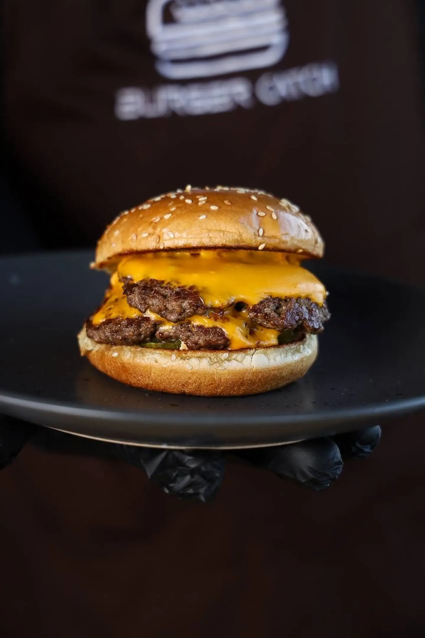 دبل برجر لحم