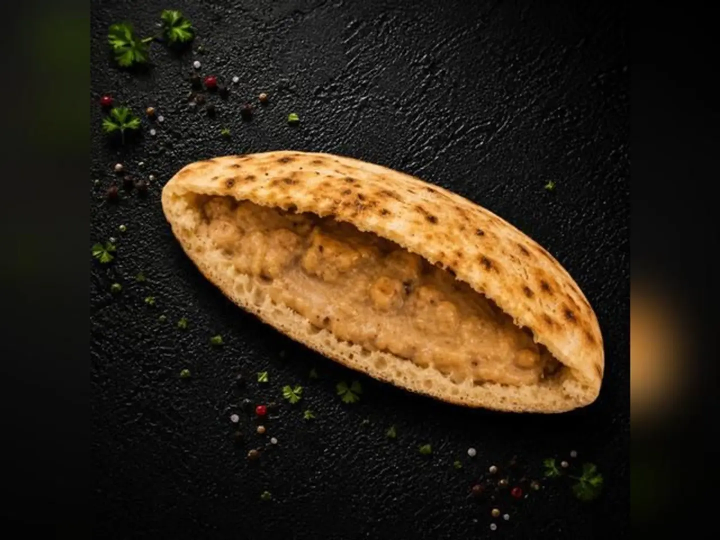 Fava Bean Sandwich With Hot Oil