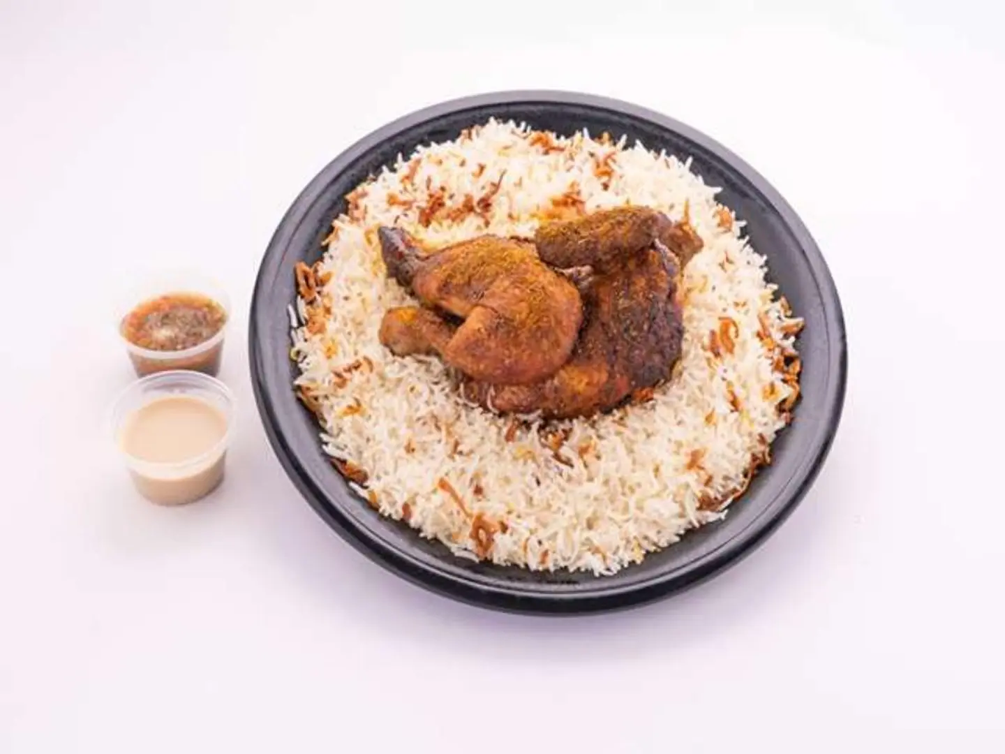 Half Rotisserie Chicken With Traditional Rice