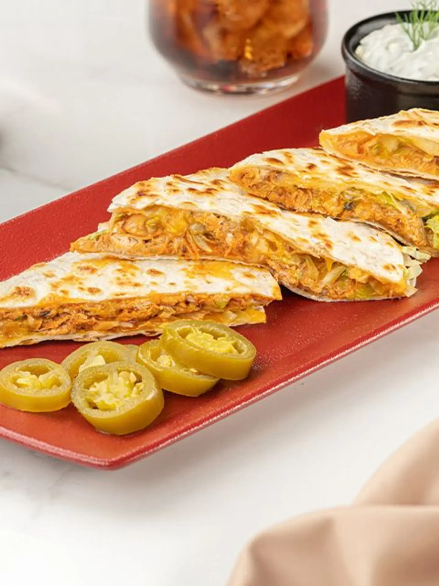 Buffalo Chicken Quesadilla