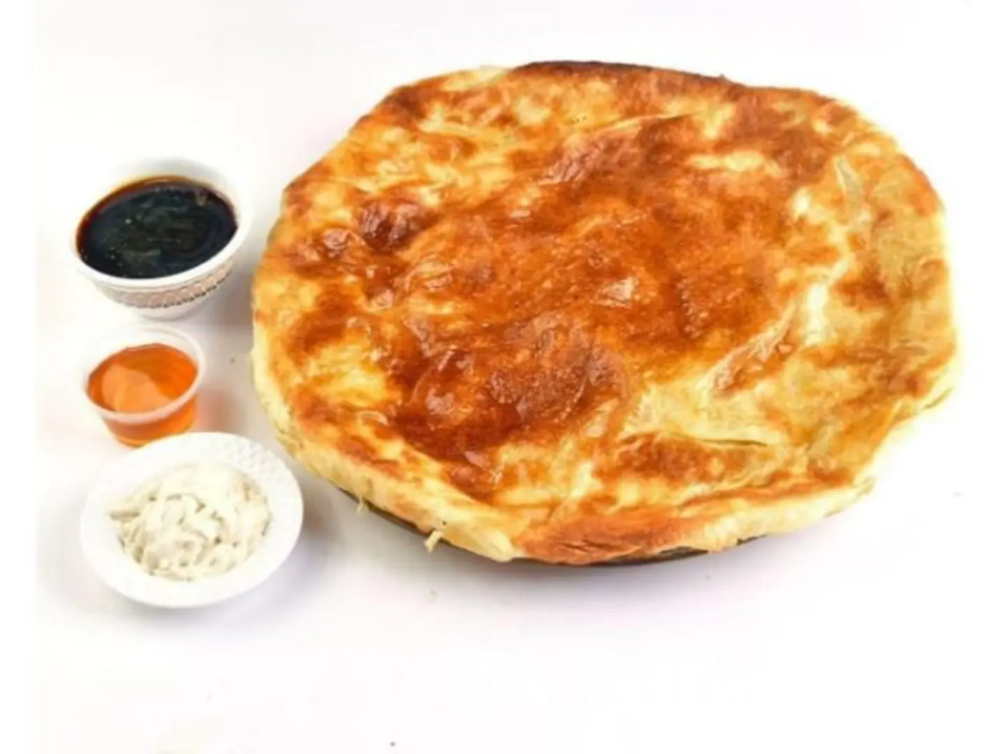 قشطه مع عسل كبير