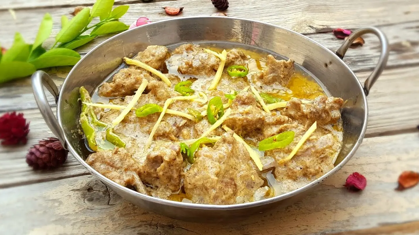 Mutton White Karahi Half